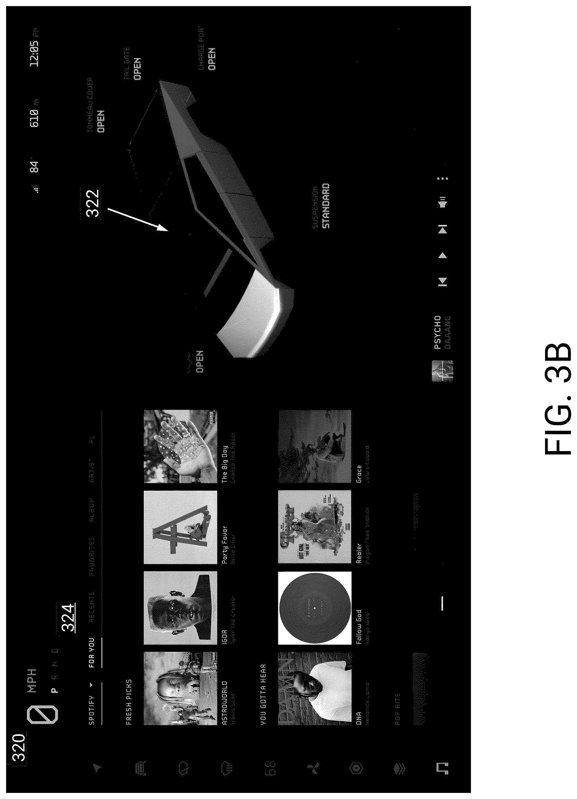 Patent US12345542 Figure 7 – Context sensitive user interface for enhanced vehicle operation