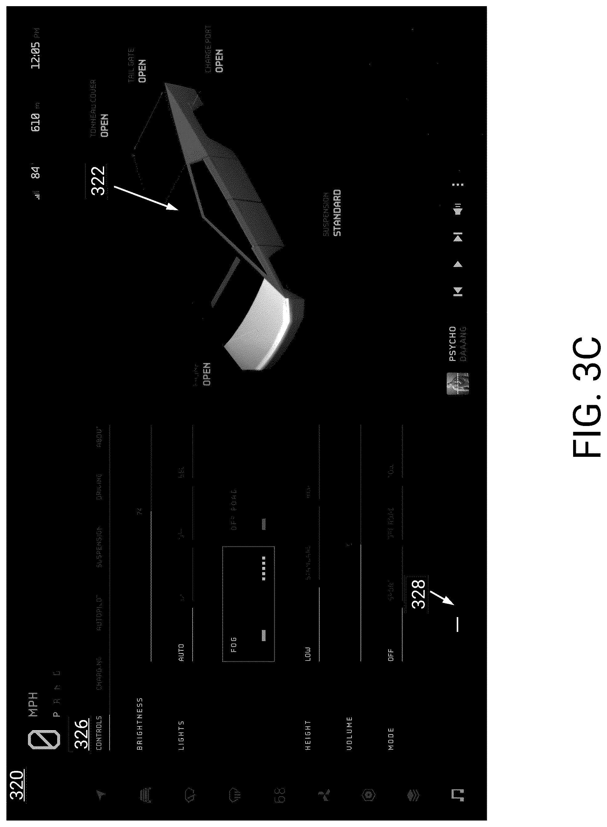 Patent US12345542 Figure 8 – Context sensitive user interface for enhanced vehicle operation