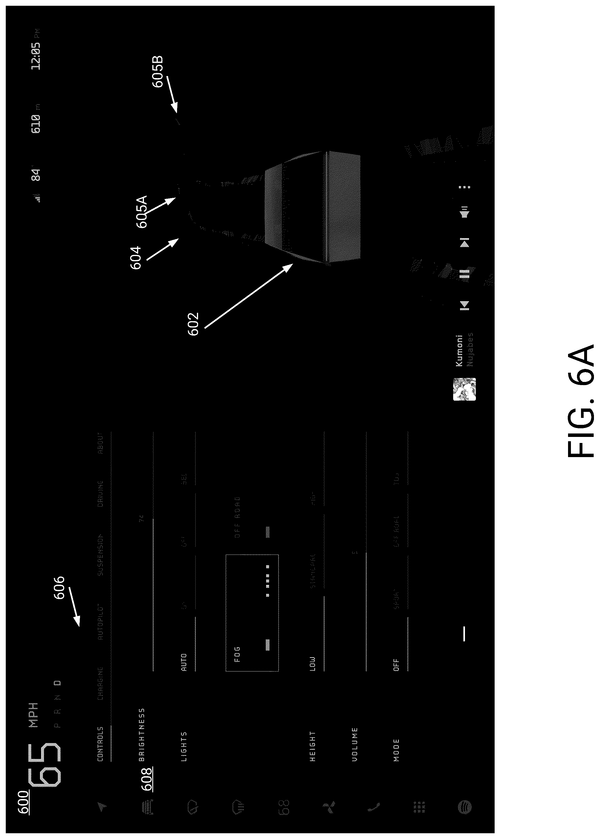 Patent US12345542 Figure 13 – Context sensitive user interface for enhanced vehicle operation