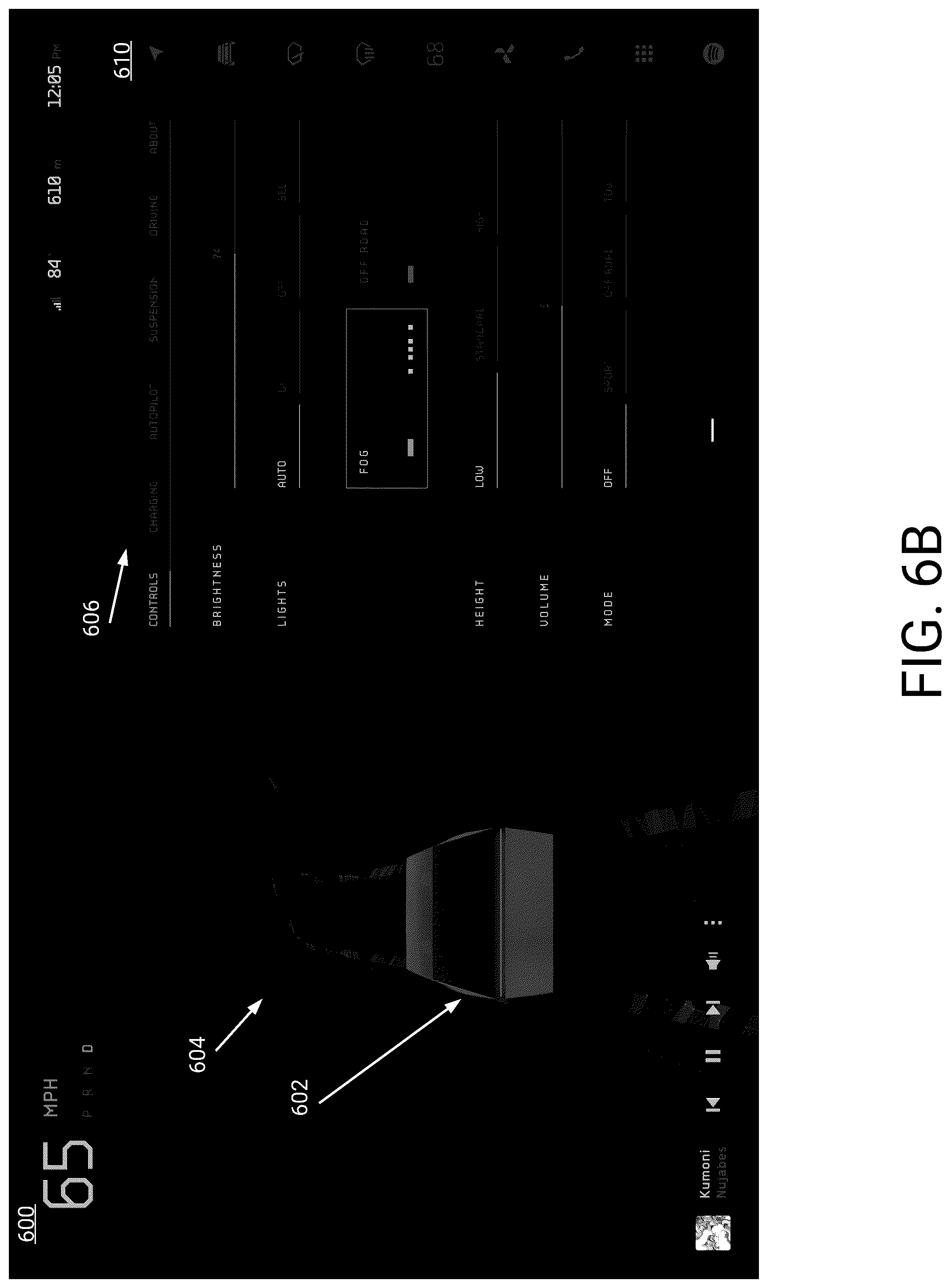 Patent US12345542 Figure 14 – Context sensitive user interface for enhanced vehicle operation