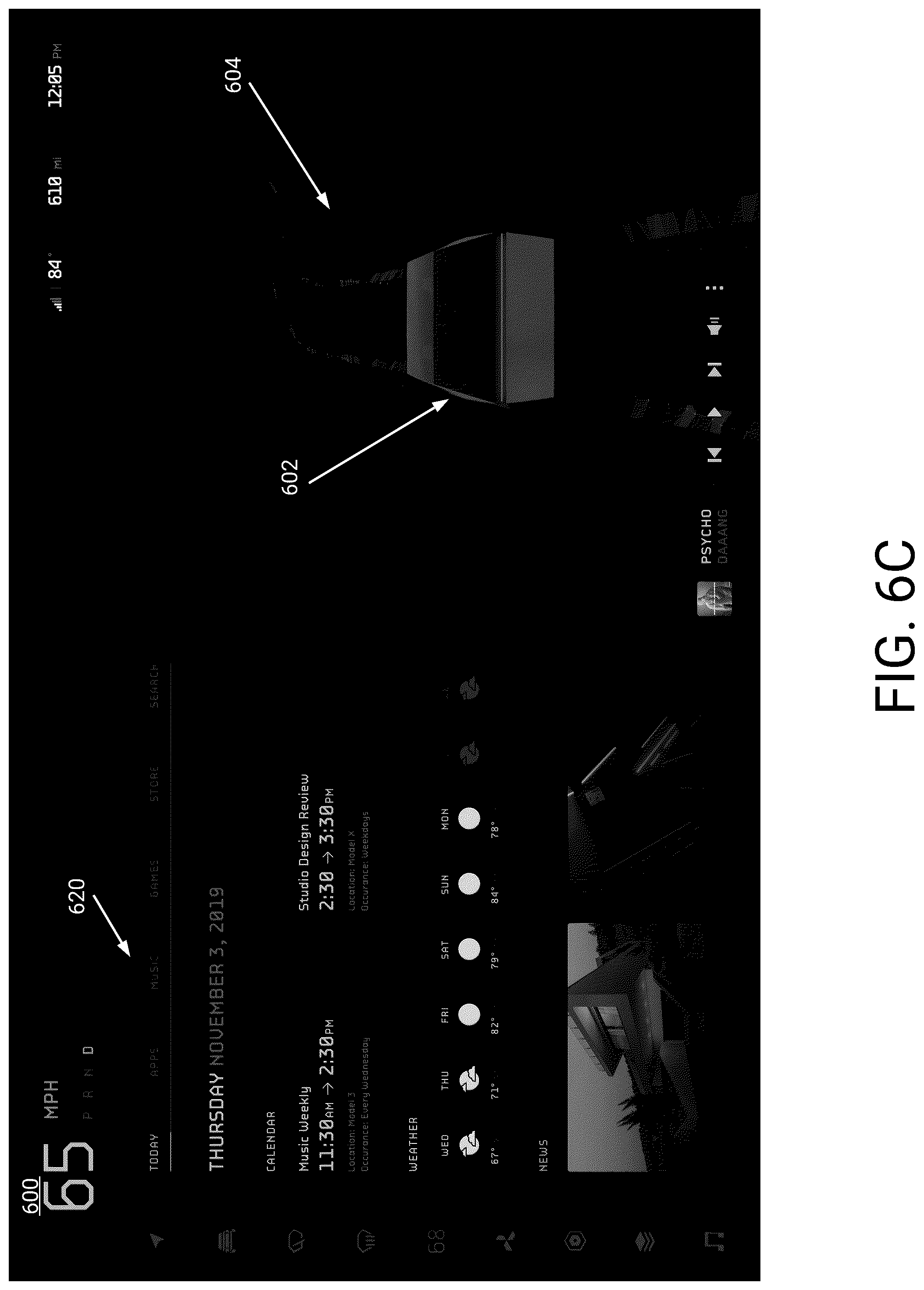 Patent US12345542 Figure 15 – Context sensitive user interface for enhanced vehicle operation