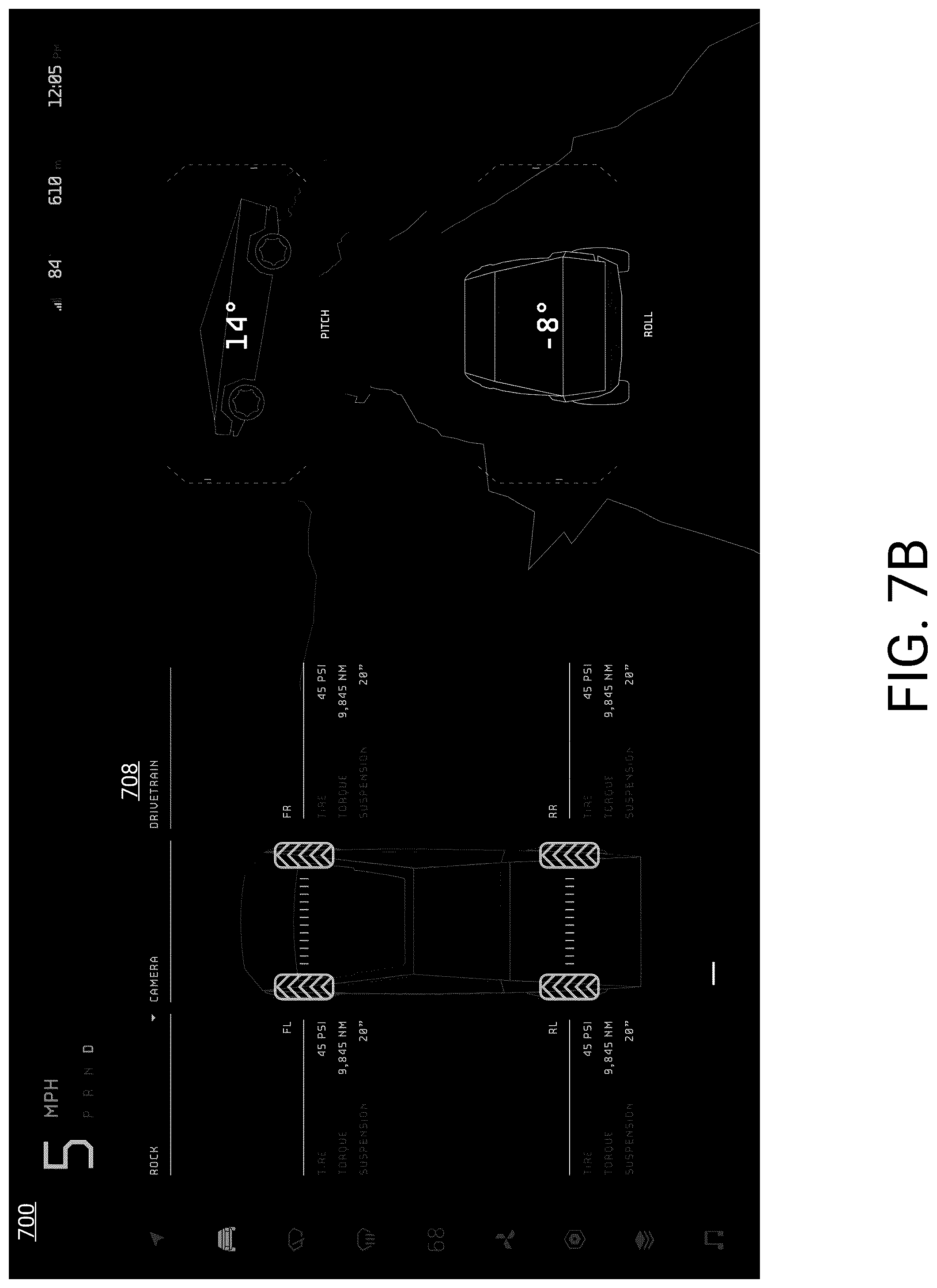 Patent US12345542 Figure 18 – Context sensitive user interface for enhanced vehicle operation