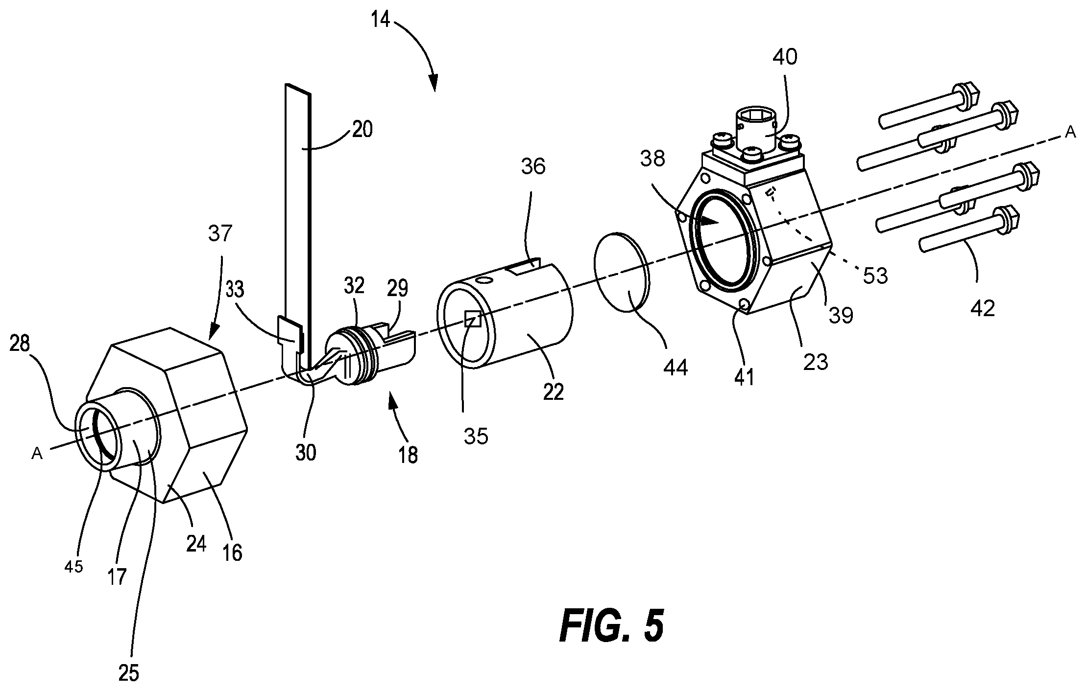Patent US12345557 Figure 4 – Gear case fluid sensor