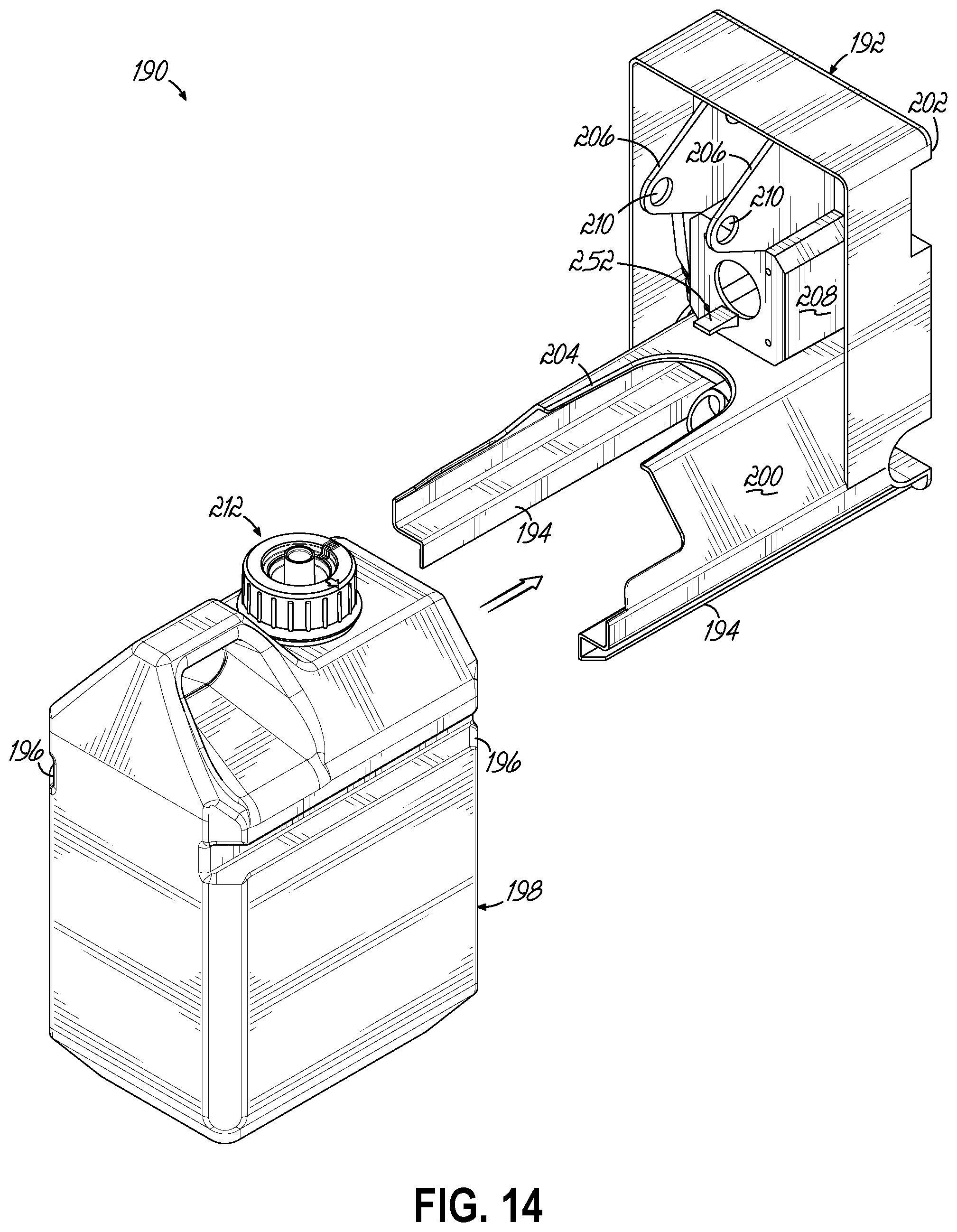 Patent US12345558 Figure 11 – Product reservoir including intelligent level sensor