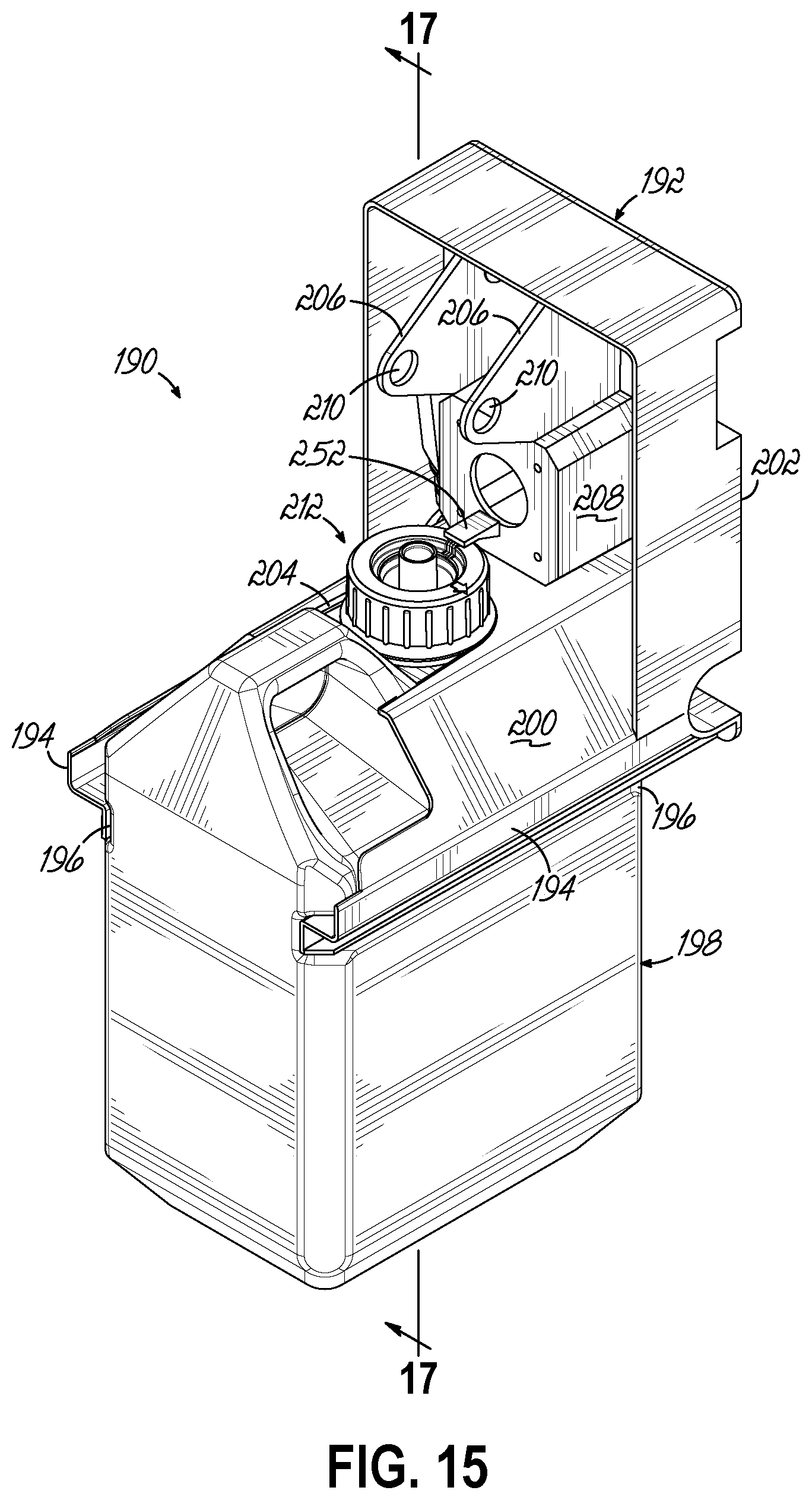 Patent US12345558 Figure 12 – Product reservoir including intelligent level sensor