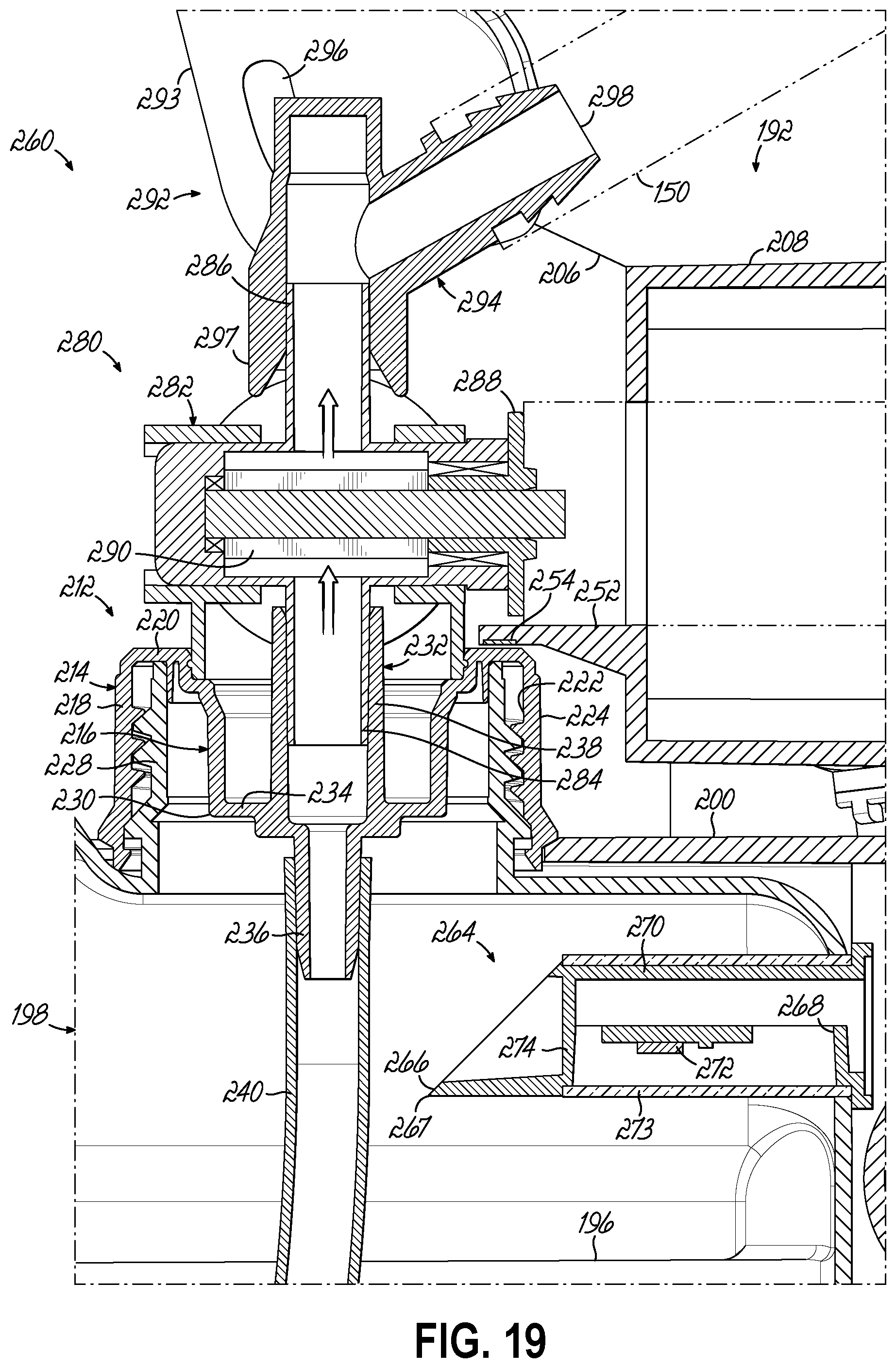Patent US12345558 Figure 16 – Product reservoir including intelligent level sensor