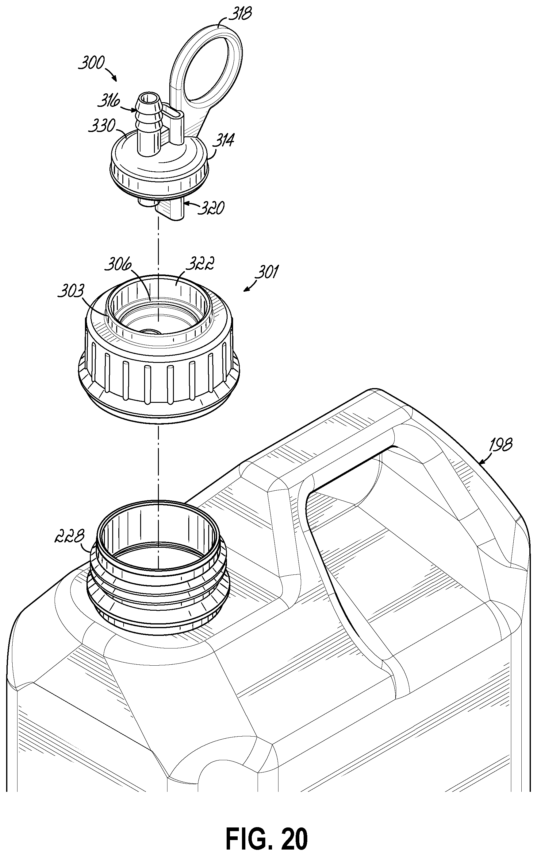 Patent US12345558 Figure 17 – Product reservoir including intelligent level sensor