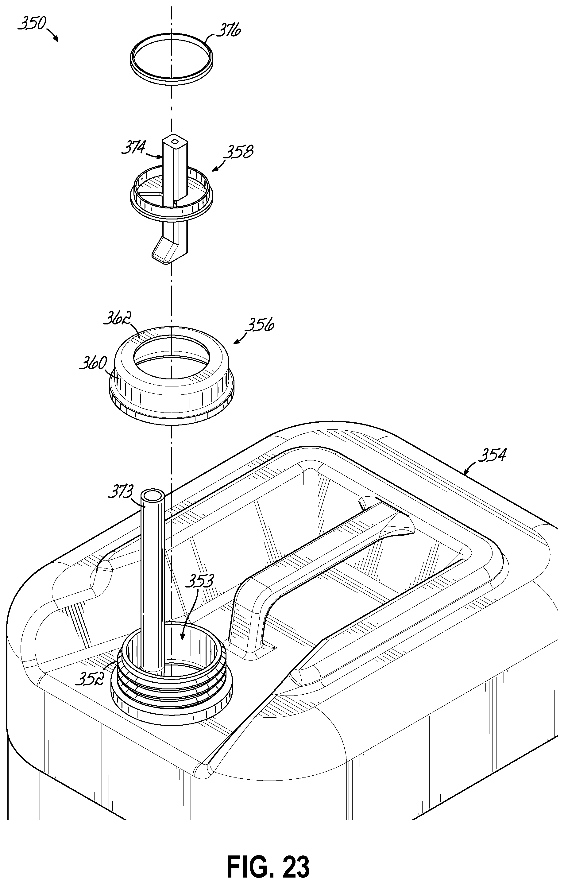 Patent US12345558 Figure 20 – Product reservoir including intelligent level sensor