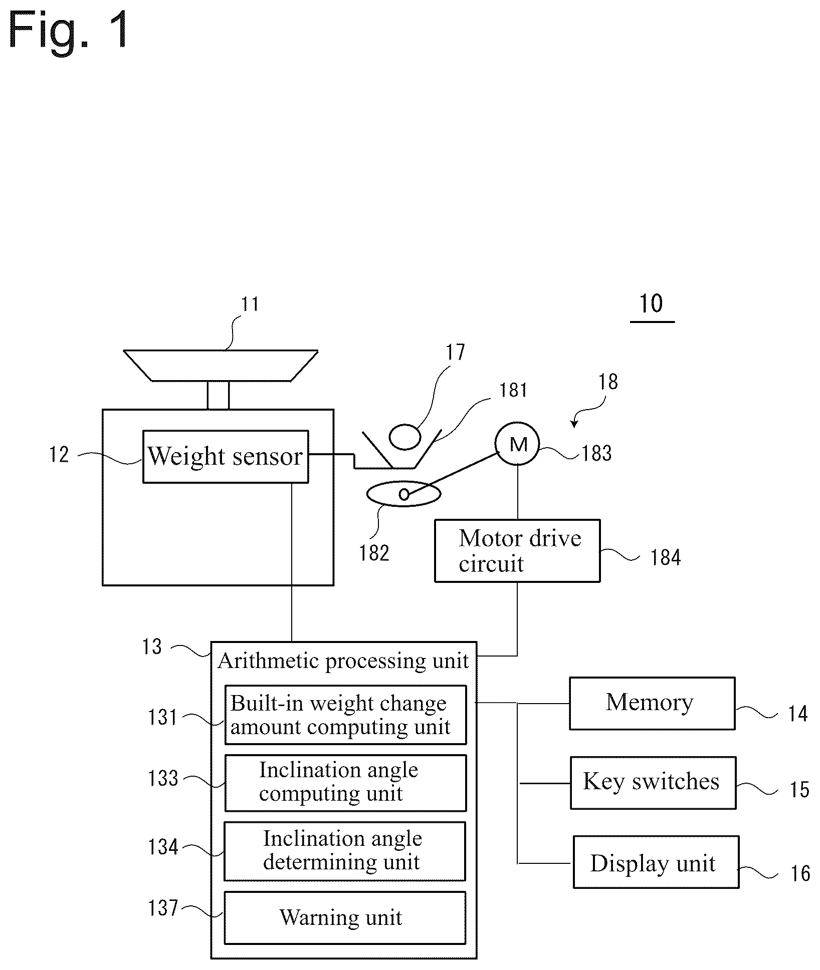 Patent US12345561 — Inclination detecting method and apparatus for the same — Figure 1