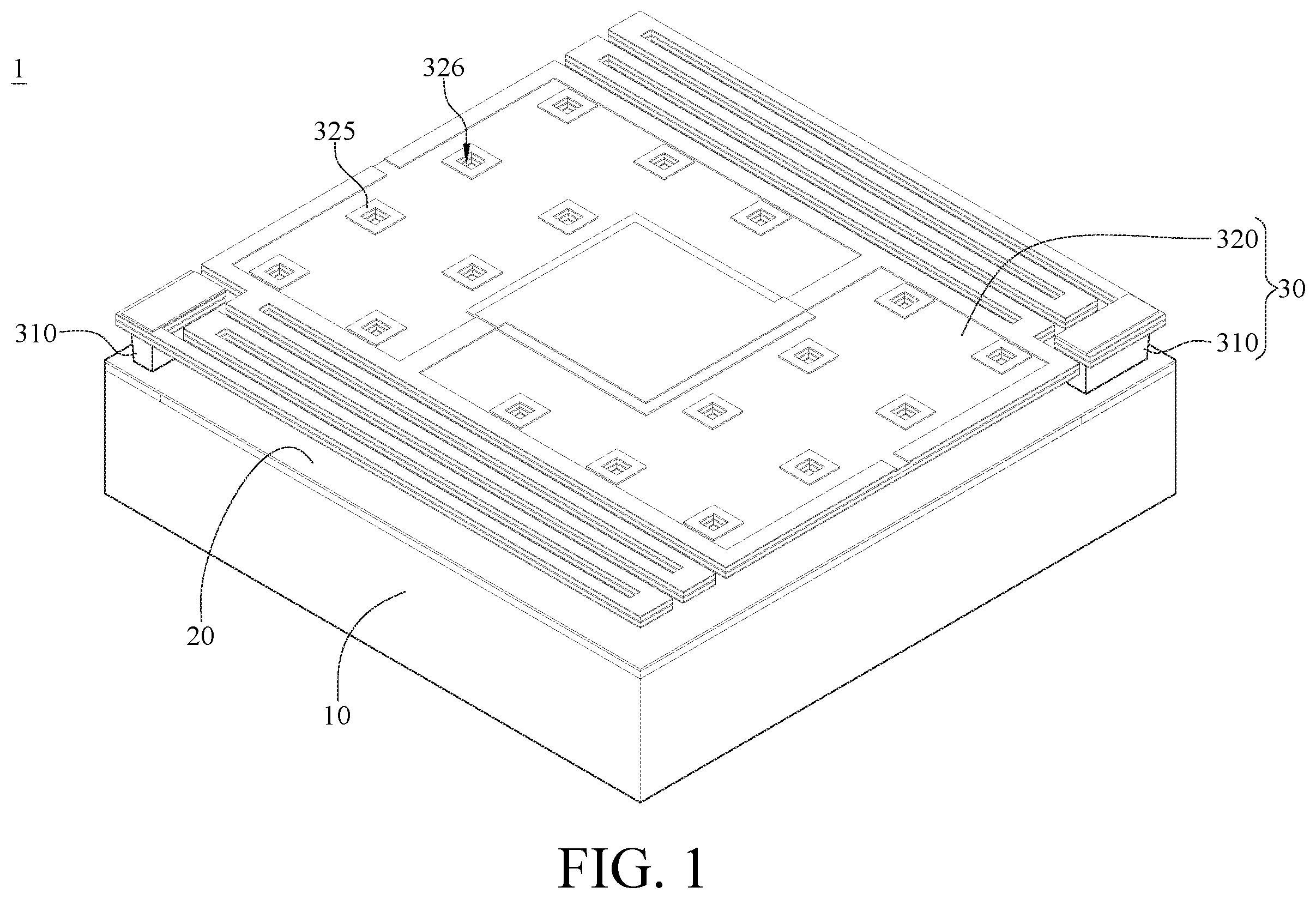 Patent US12345571 Figure 1 – Microelectromechanical infrared sensing device and fabrication method thereof