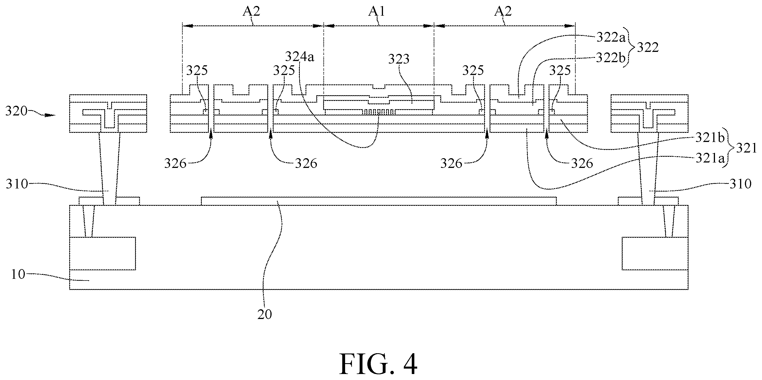 Patent US12345571 Figure 4 – Microelectromechanical infrared sensing device and fabrication method thereof