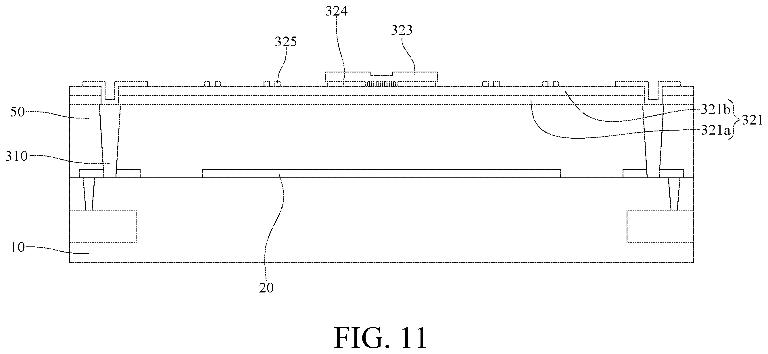 Patent US12345571 Figure 11 – Microelectromechanical infrared sensing device and fabrication method thereof