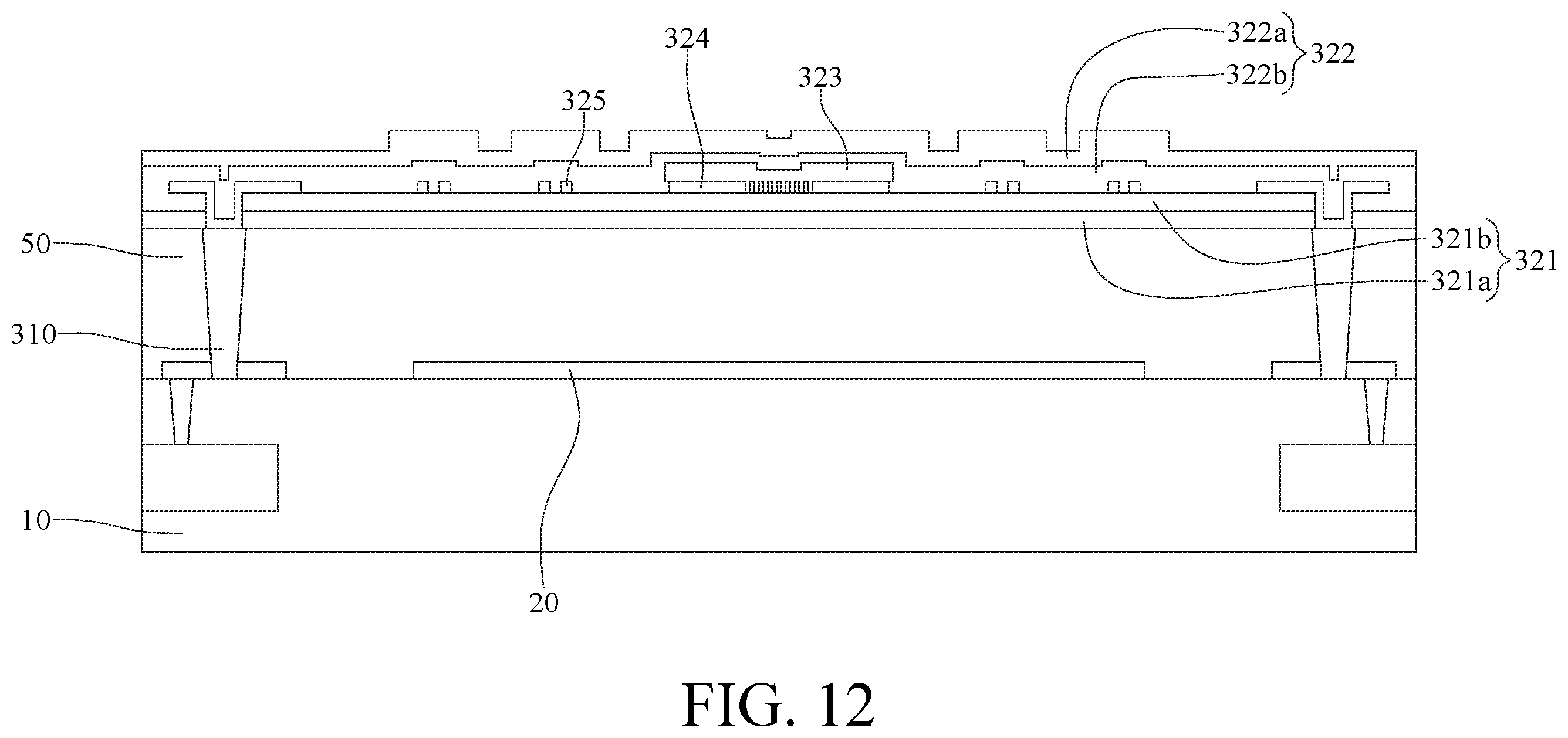 Patent US12345571 Figure 12 – Microelectromechanical infrared sensing device and fabrication method thereof