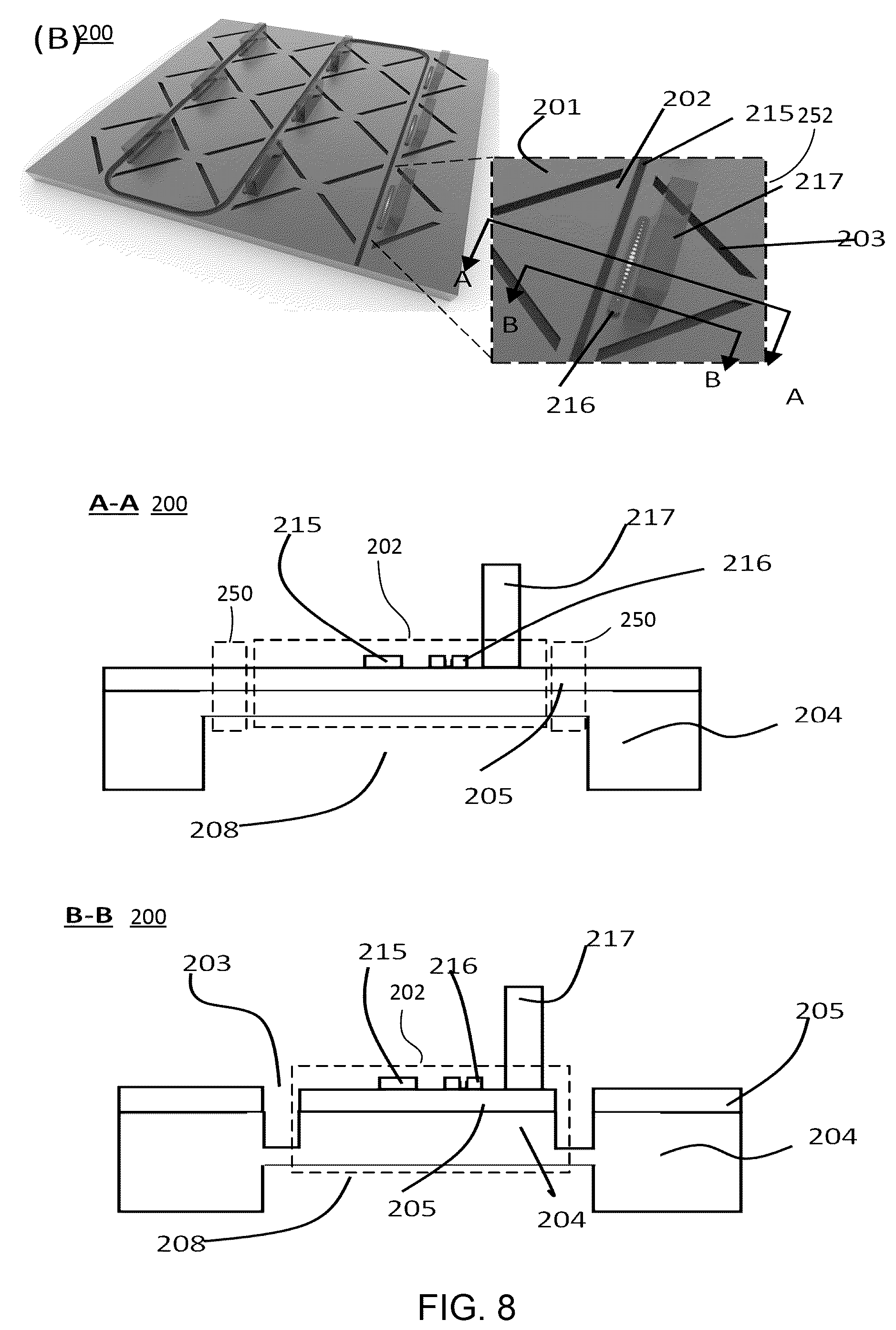 Patent US12345573 Figure 8 – Photonic bolometer and performing broadband high-absorption photonic bolometry