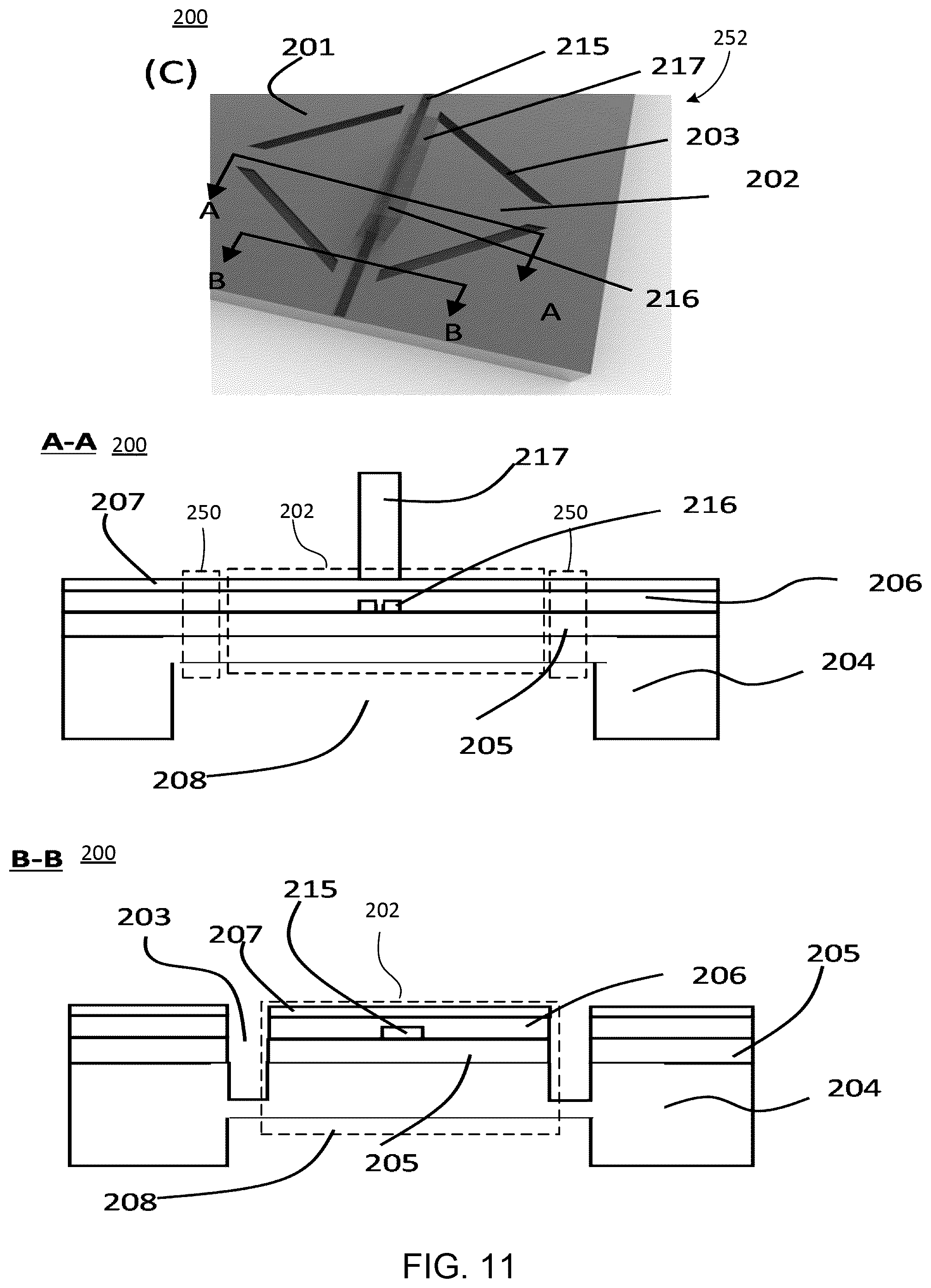 Patent US12345573 Figure 11 – Photonic bolometer and performing broadband high-absorption photonic bolometry