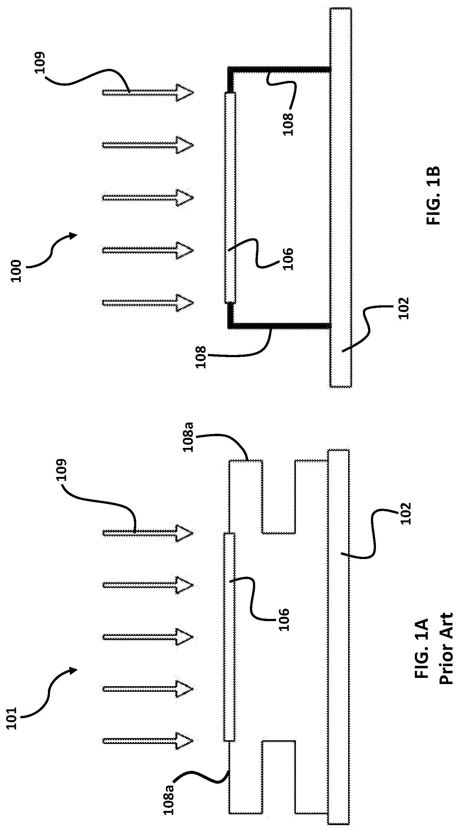 Patent US12345575 Figure 1 – Phonon disruptors for increased thermal resistance without sacrificing electrical signal quality in thermal sensors