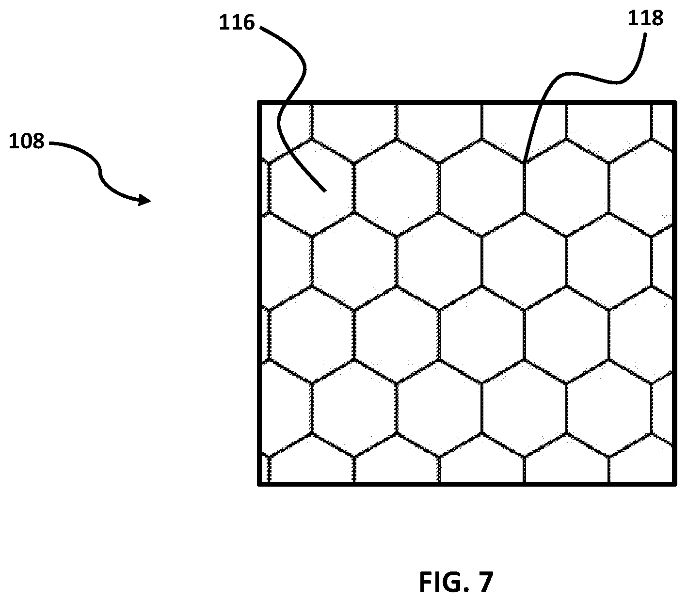 Patent US12345575 Figure 8 – Phonon disruptors for increased thermal resistance without sacrificing electrical signal quality in thermal sensors