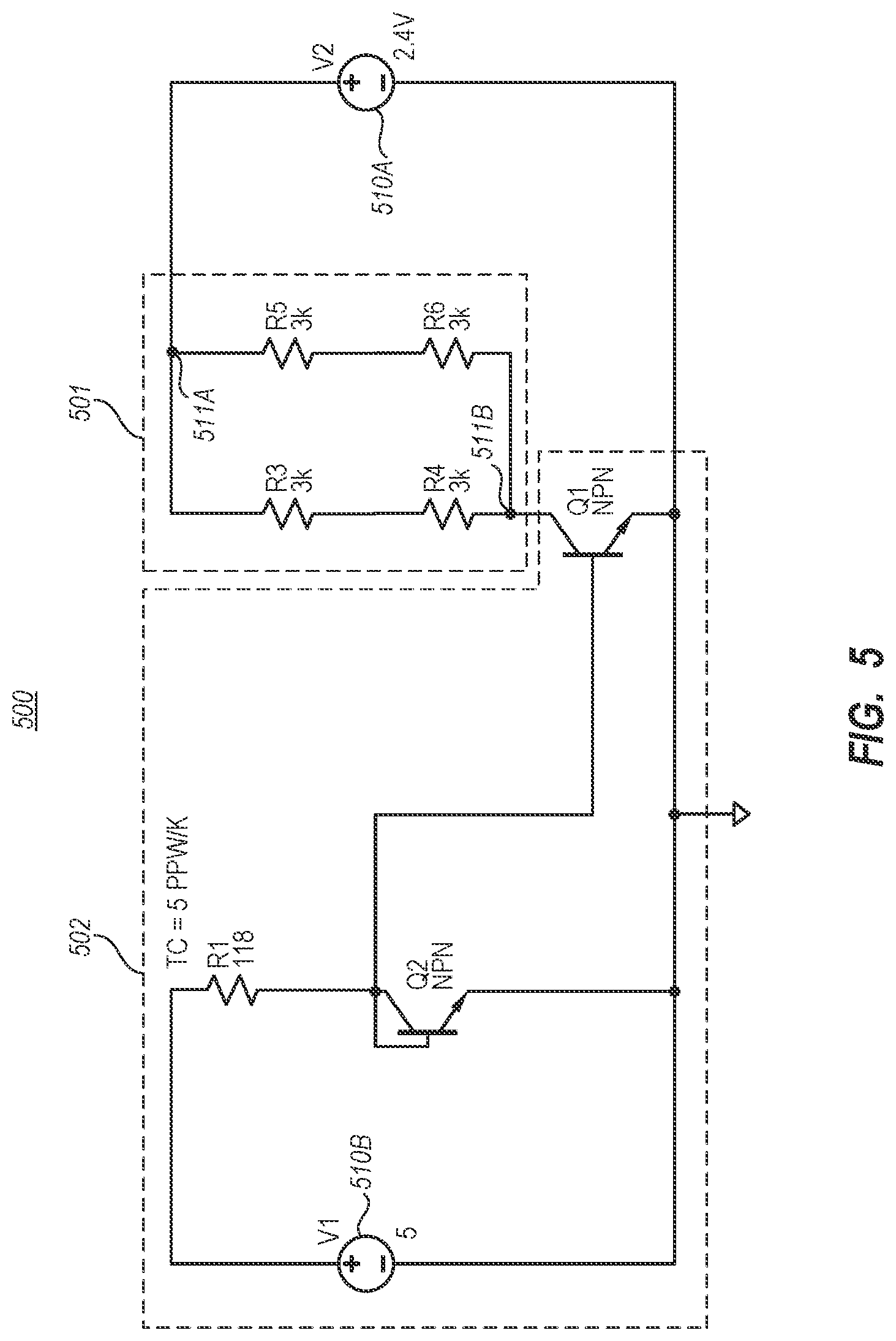 Patent US12345578 Figure 5 – Temperature compensation for strain sensor