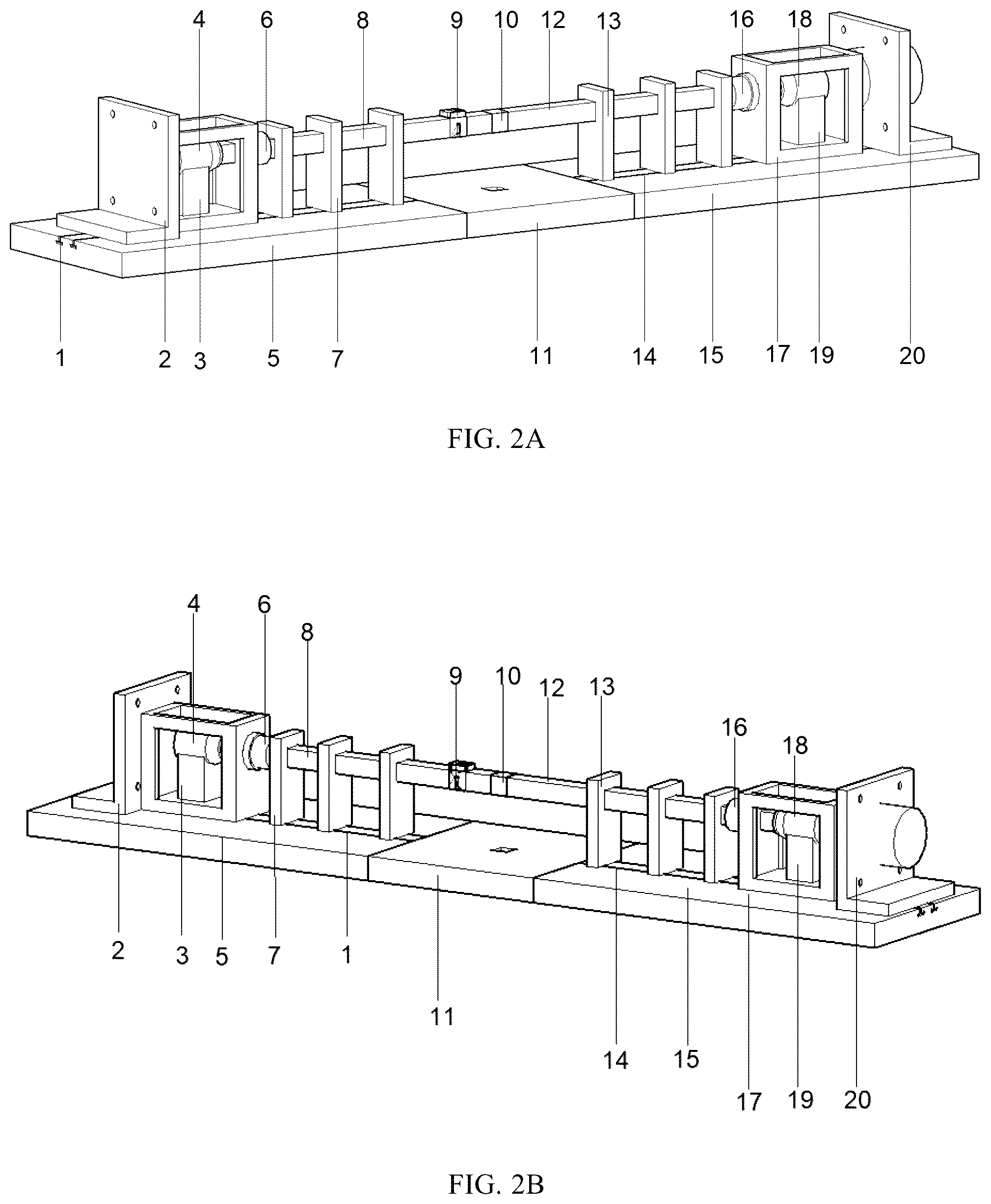 Patent US12345581 Figure 2 – Fixture applied to sticking strain gauge on Hopkinson square bar and use method thereof