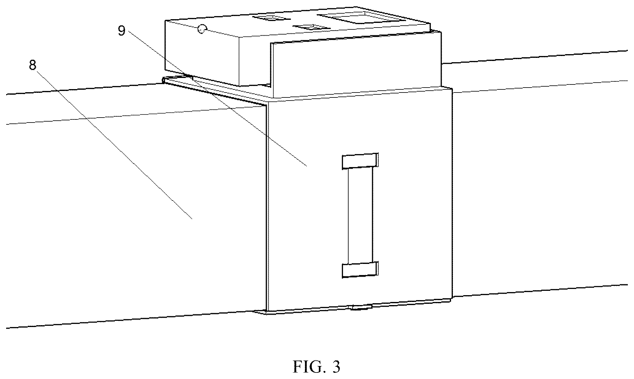 Patent US12345581 Figure 3 – Fixture applied to sticking strain gauge on Hopkinson square bar and use method thereof