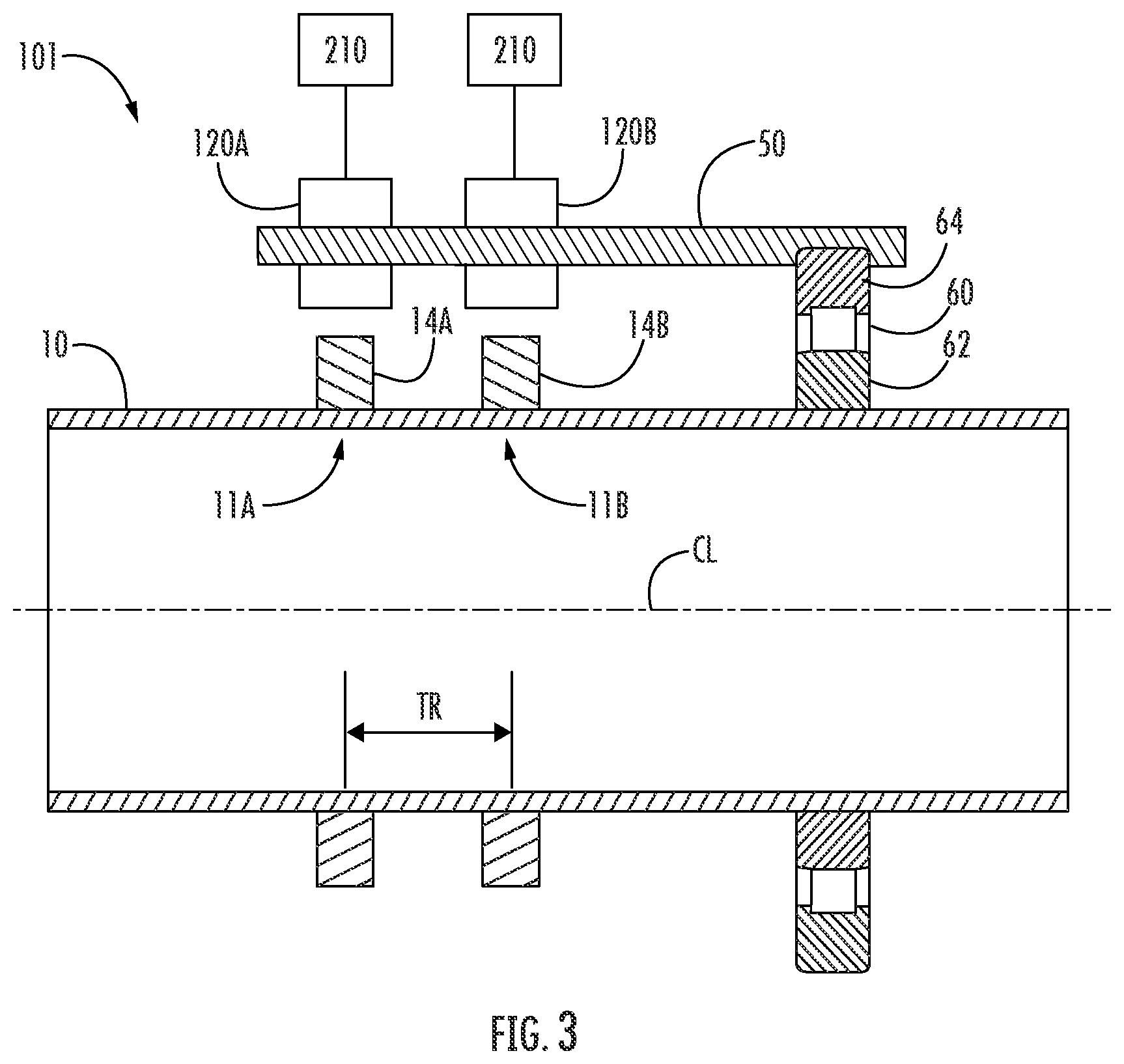 Patent US12345587 Figure 3 – Hanger bearing mounted torque sensor