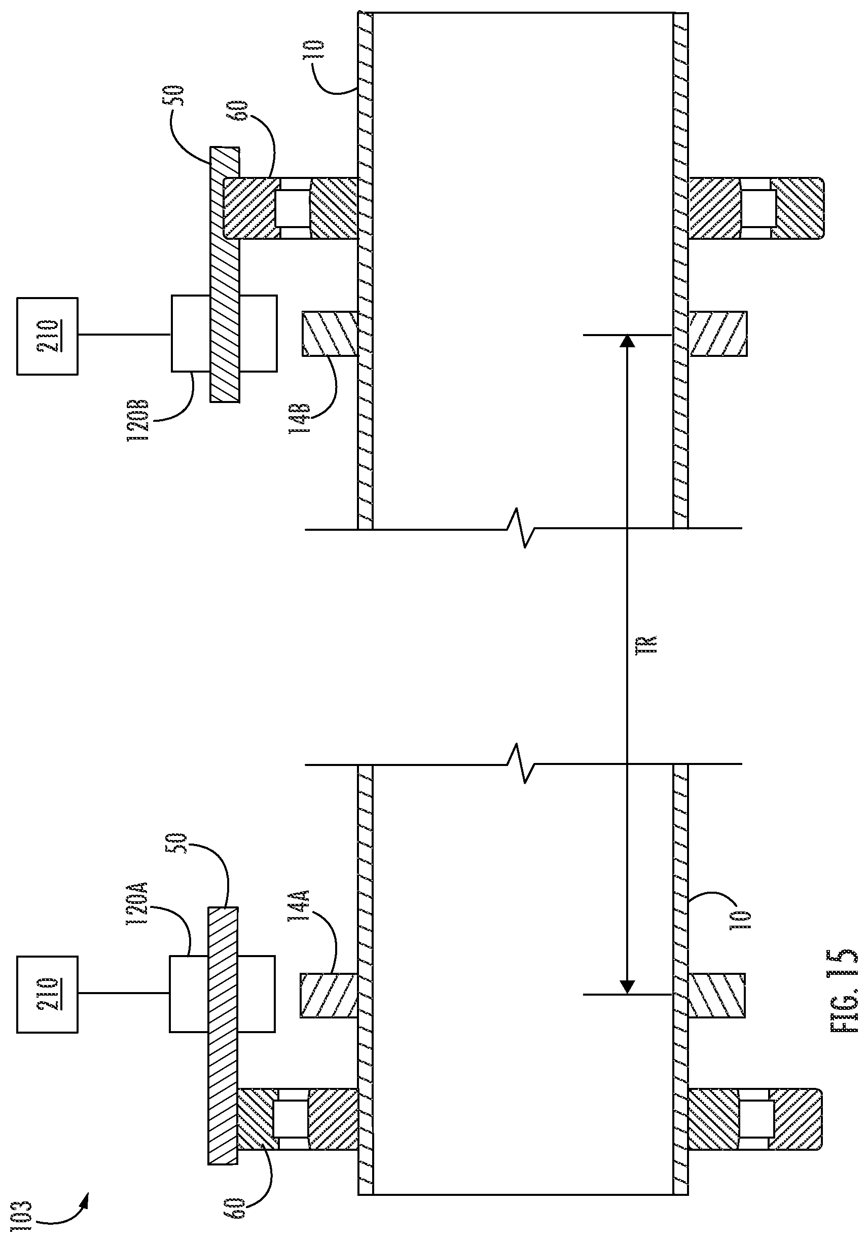 Patent US12345587 Figure 15 – Hanger bearing mounted torque sensor