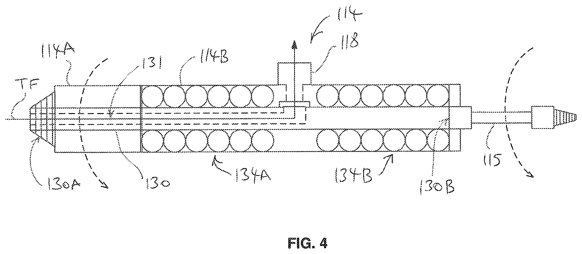 Patent US12345588 Figure 4 – Dynamometer system for testing performance of drilling tools