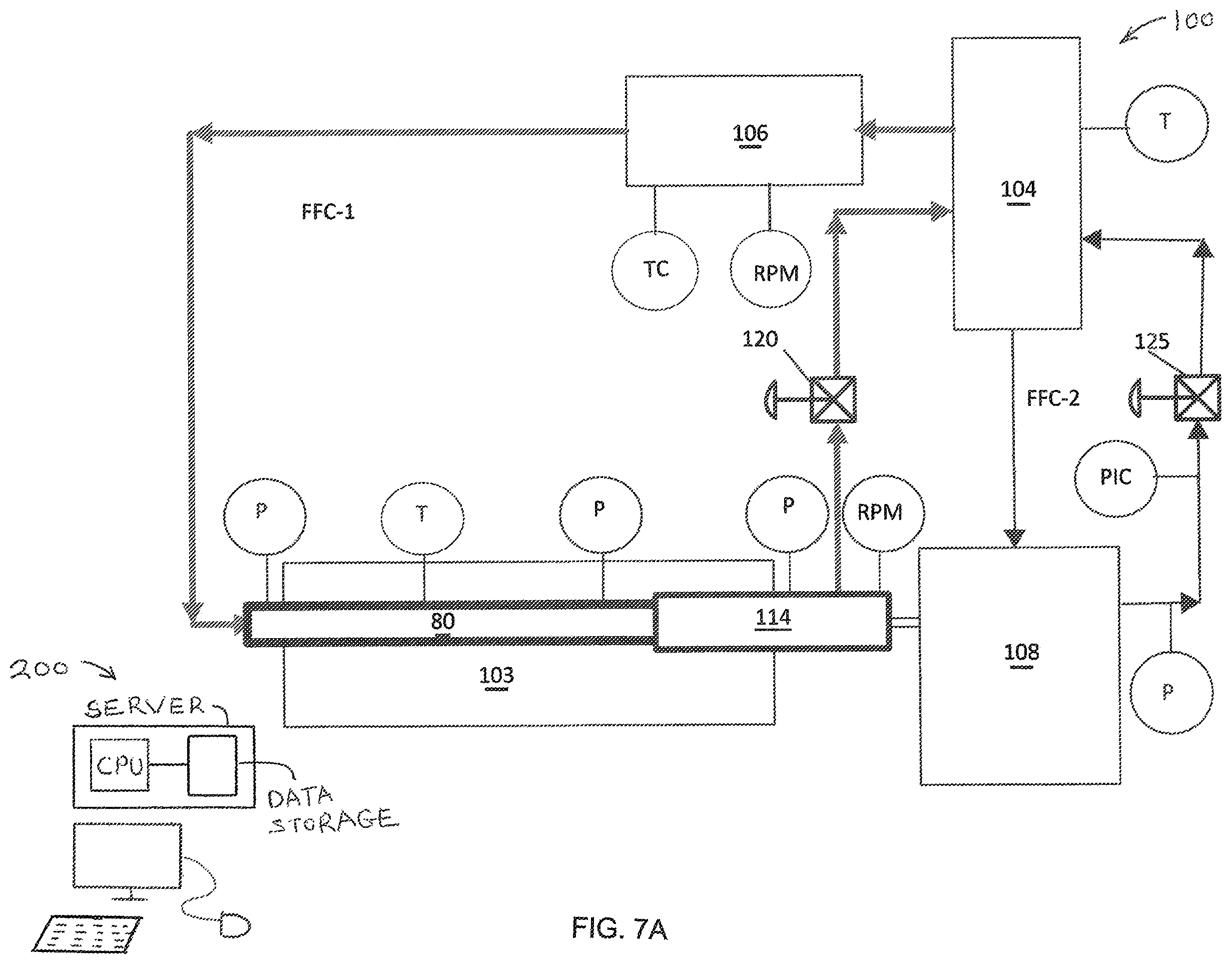 Patent US12345588 Figure 7 – Dynamometer system for testing performance of drilling tools