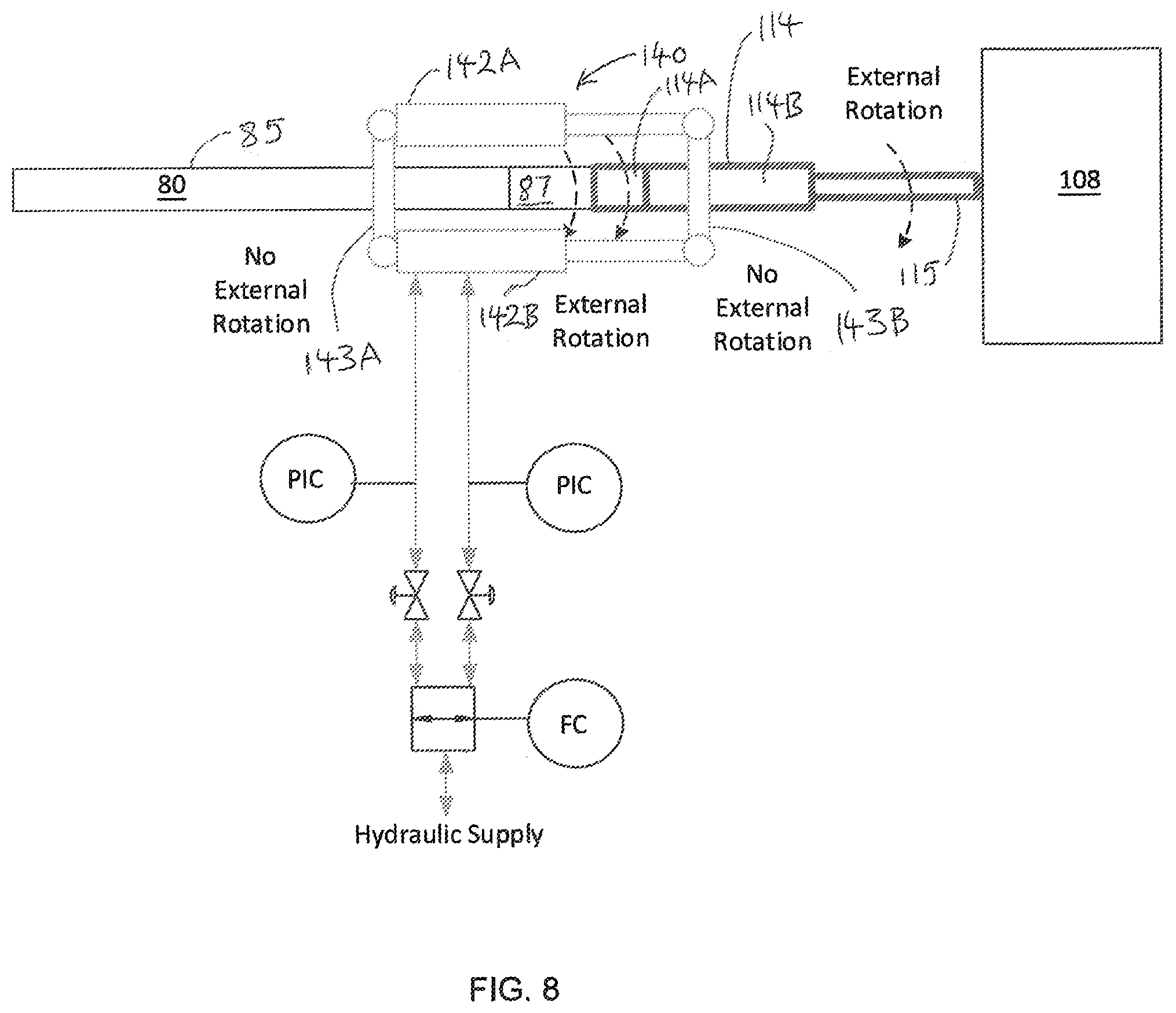Patent US12345588 Figure 9 – Dynamometer system for testing performance of drilling tools