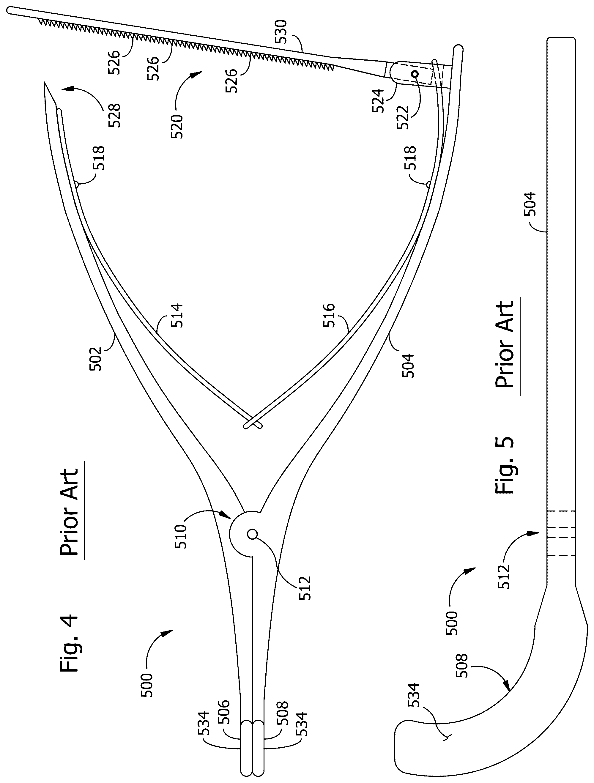 Patent US12345590 Figure 4 – Measurement instrument for measuring force and displacement data from a surgical spreader