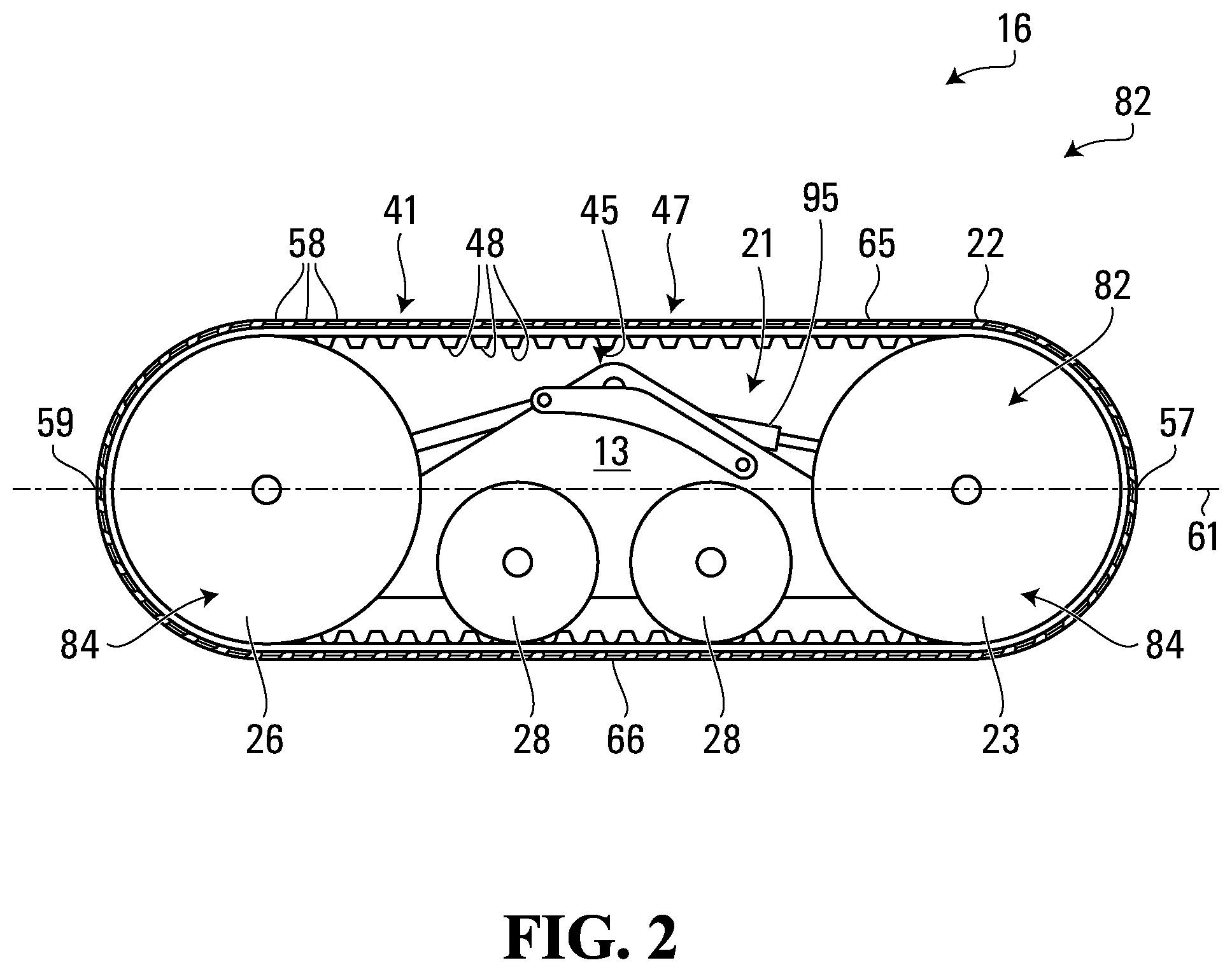 Patent US12345604 Figure 2 – Monitoring of track system for traction of a vehicle