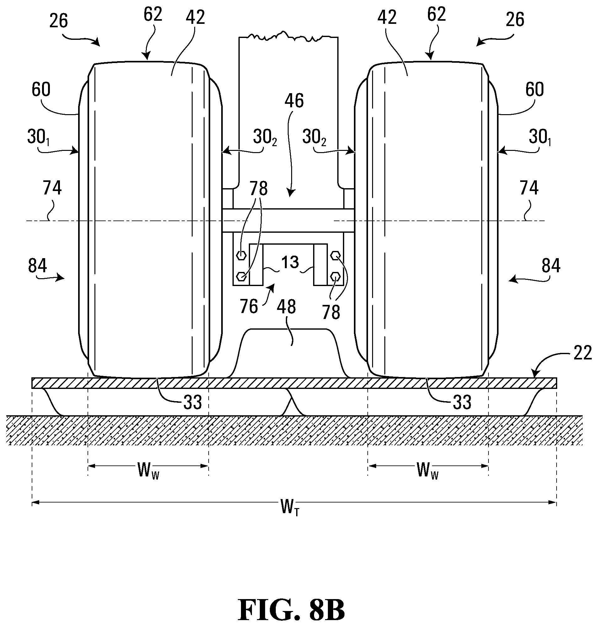Patent US12345604 Figure 8 – Monitoring of track system for traction of a vehicle