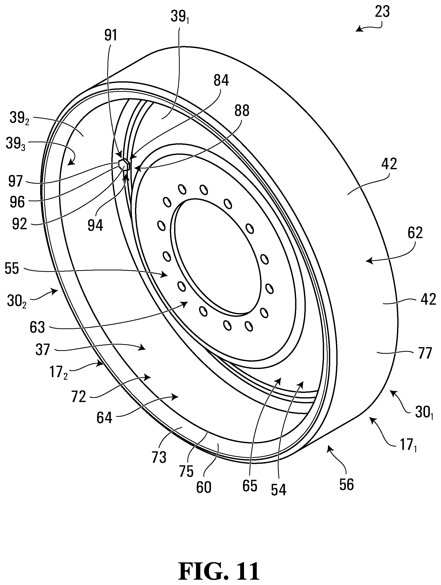Patent US12345604 Figure 11 – Monitoring of track system for traction of a vehicle