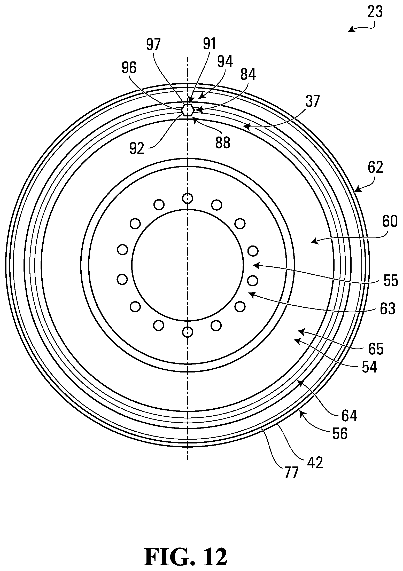 Patent US12345604 Figure 12 – Monitoring of track system for traction of a vehicle