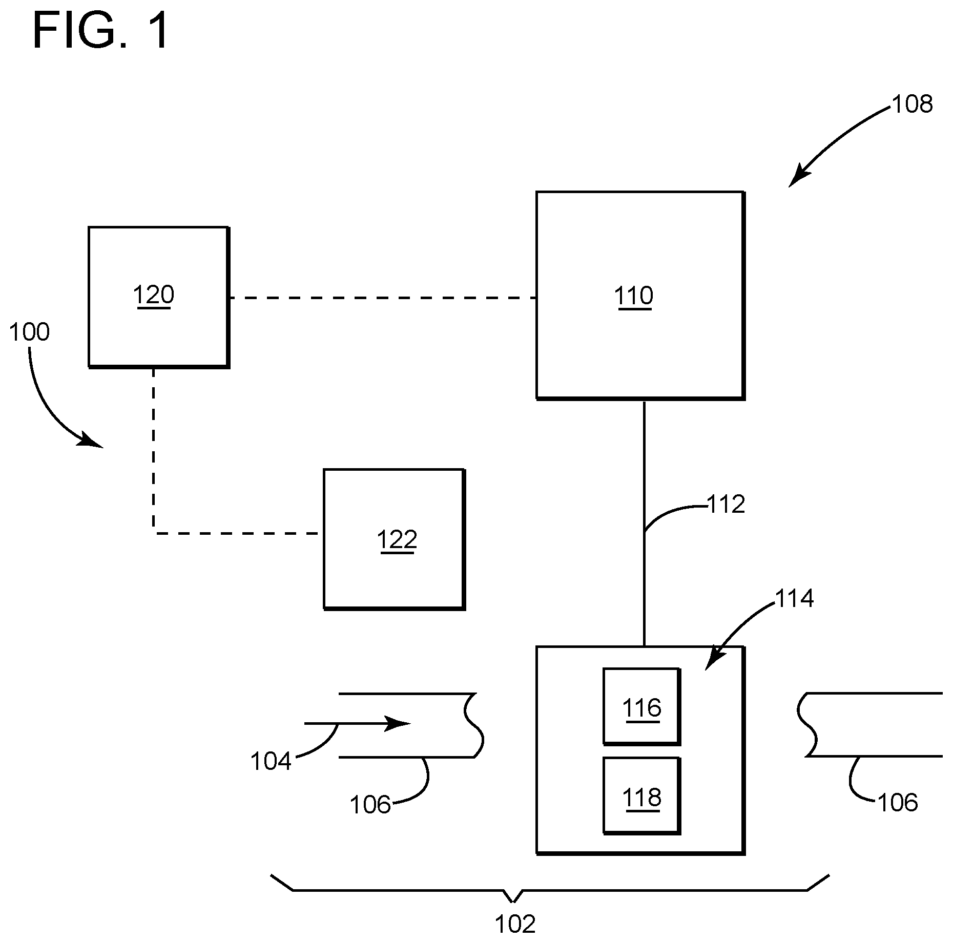Patent US12345609 Figure 1 – Detecting fugitive emissions with a valve positioner