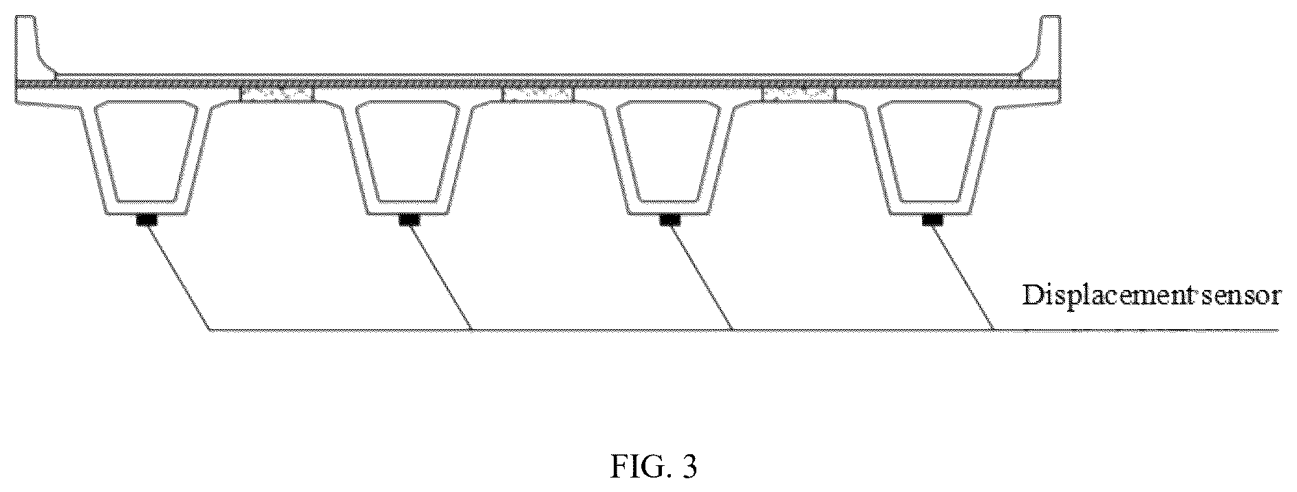 Patent US12345610 Figure 3 – Method for testing and evaluating lateral stiffness of small box girder bridge