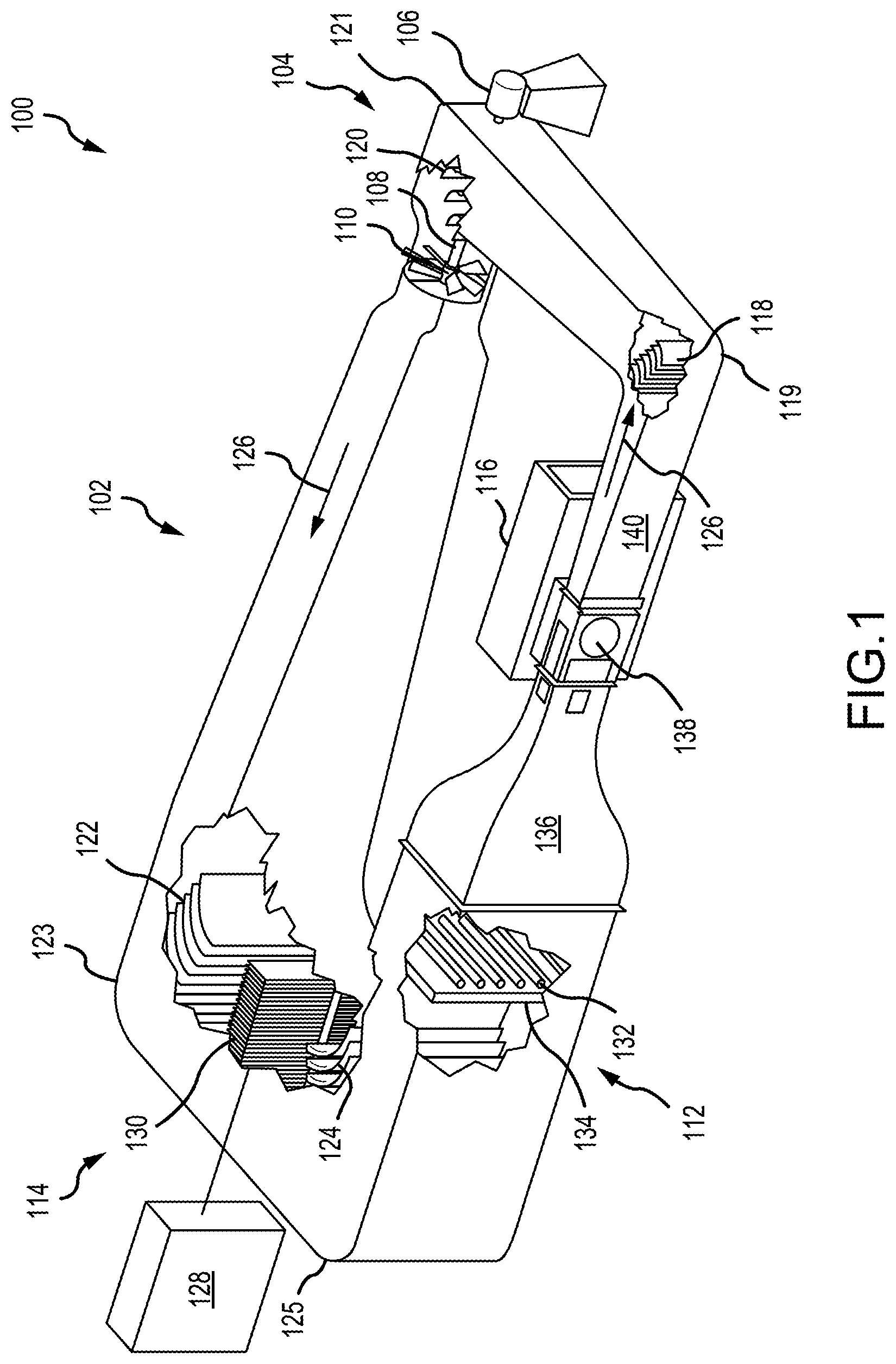 Patent US12345612 — Translating sections of an icing wind tunnel to expand water droplet range — Figure 1