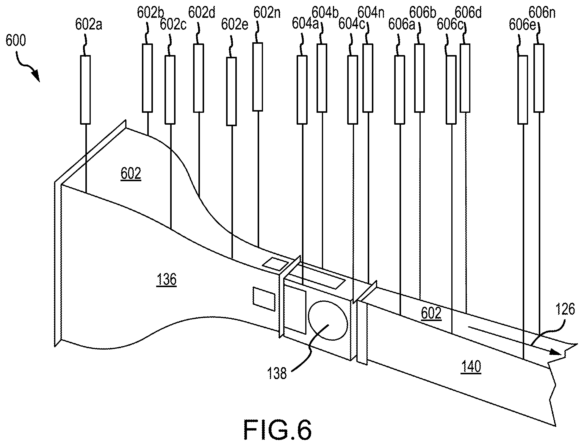 Patent US12345612 Figure 6 – Translating sections of an icing wind tunnel to expand water droplet range