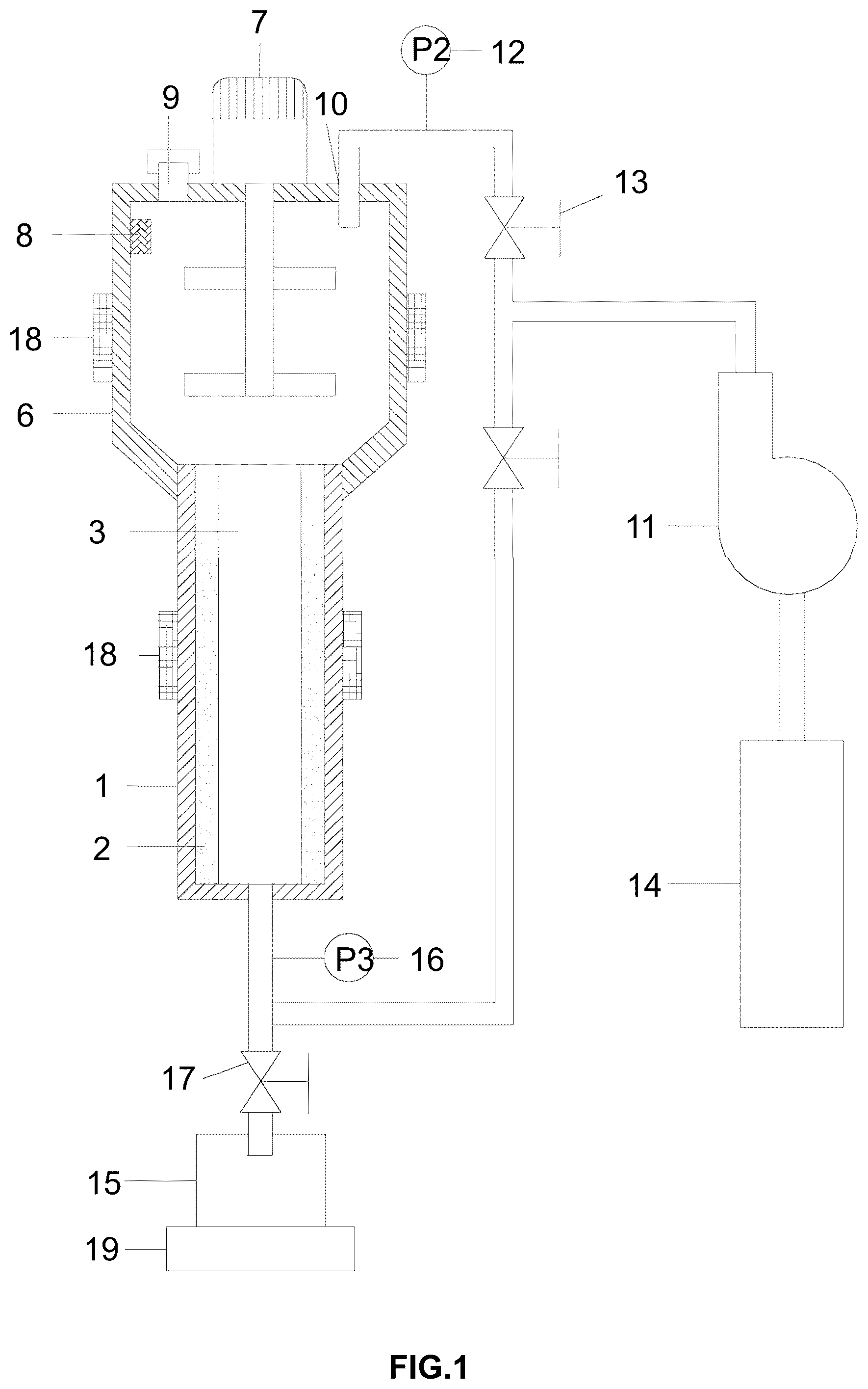 Patent US12345621 Figure 1 – Fracture plugging simulation experimental device and experimental method thereof