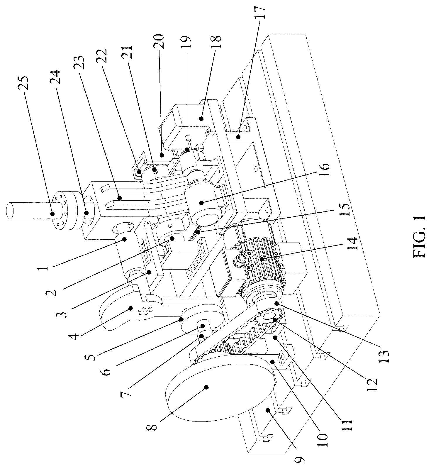 Patent US12345624 — Piston pin hole friction and wear test and torque measurement device — Figure 1