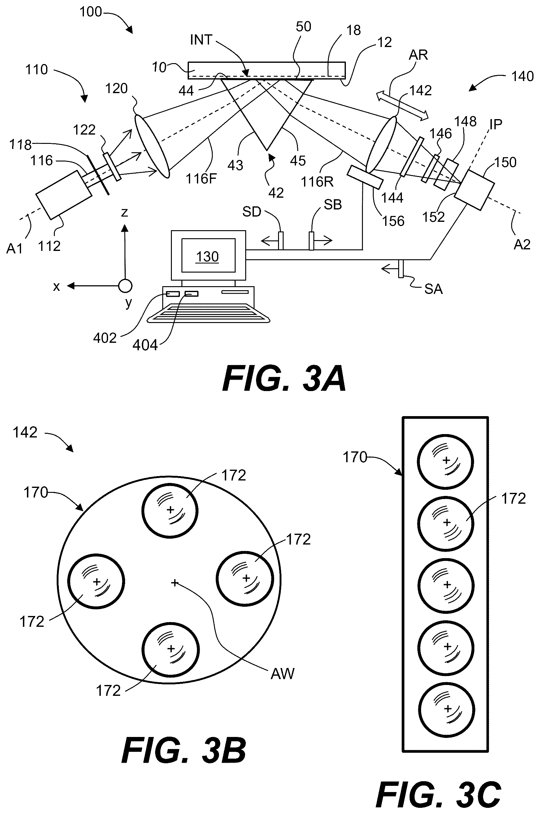 Patent US12345629 Figure 5 – Enhanced evanescent prism coupling systems and methods for characterizing stress in chemically strengthened curved parts