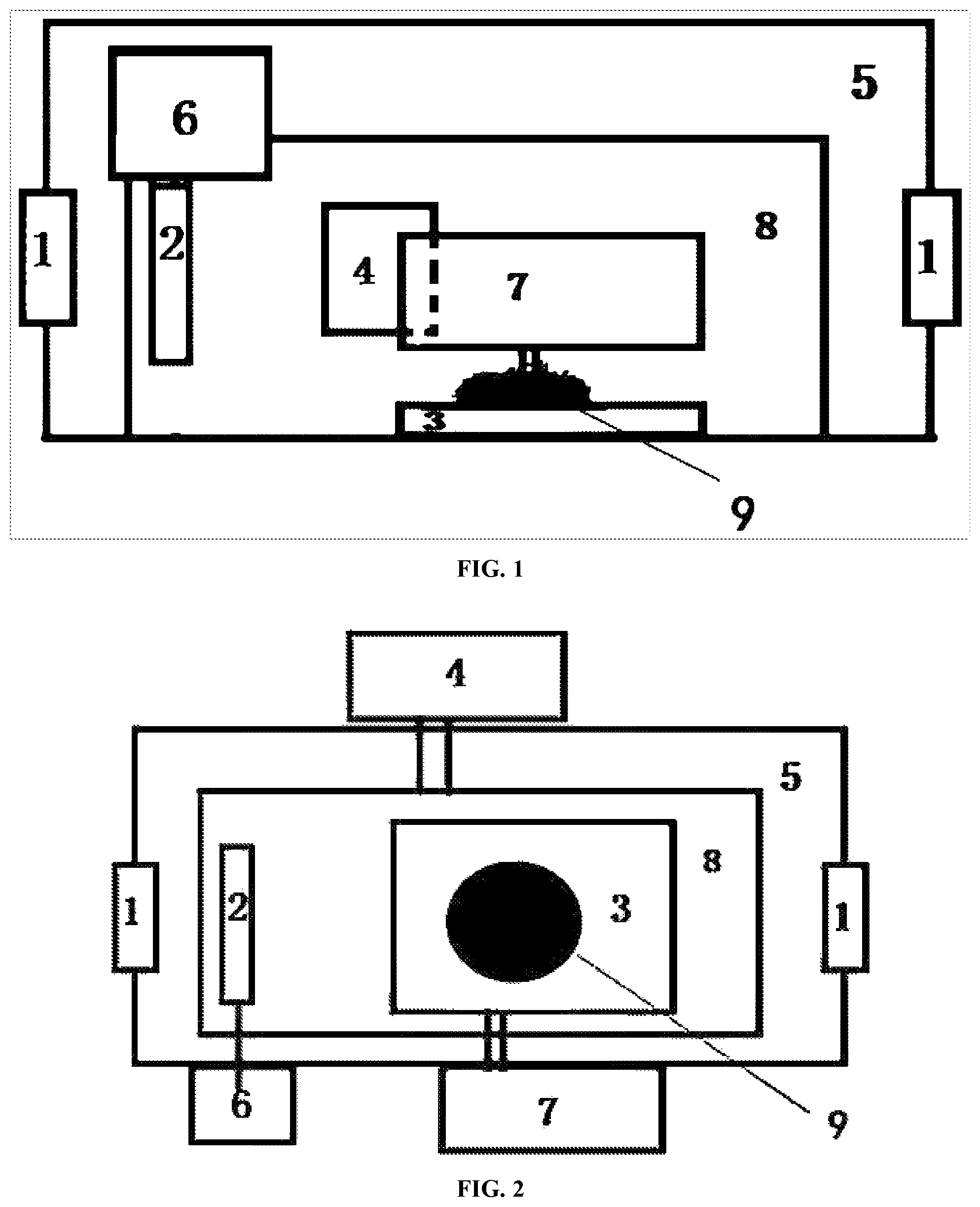 Patent US12345630 Figure 1 – Real-time spectrum testing device for volatile condensable material in wide temperature range and testing method