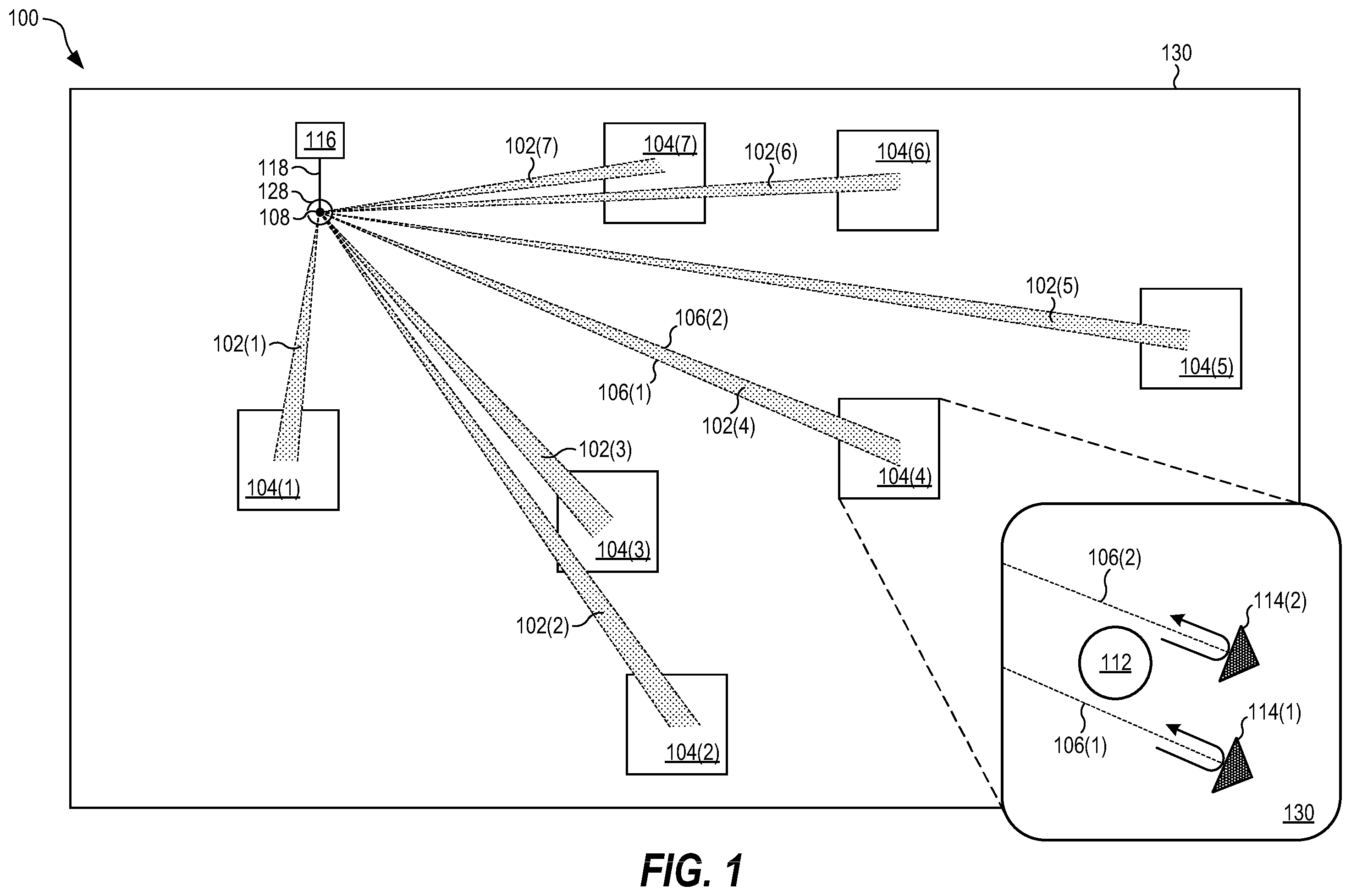Patent US12345633 Figure 1 – Optical spectroscopy for characterizing atmospheric emissions