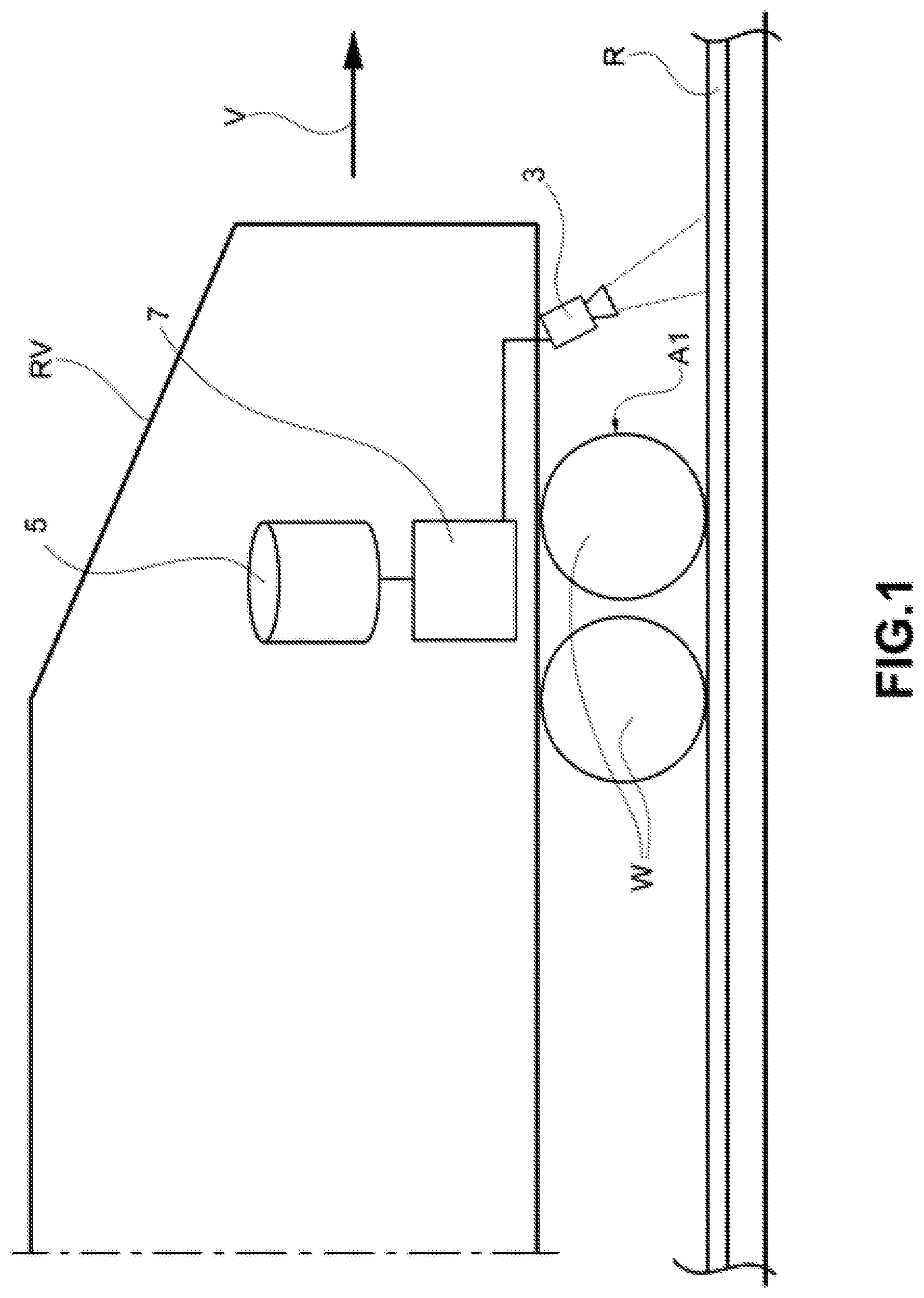 Patent US12345639 Figure 1 – System for determining a wheel-rail adhesion value for a railway vehicle
