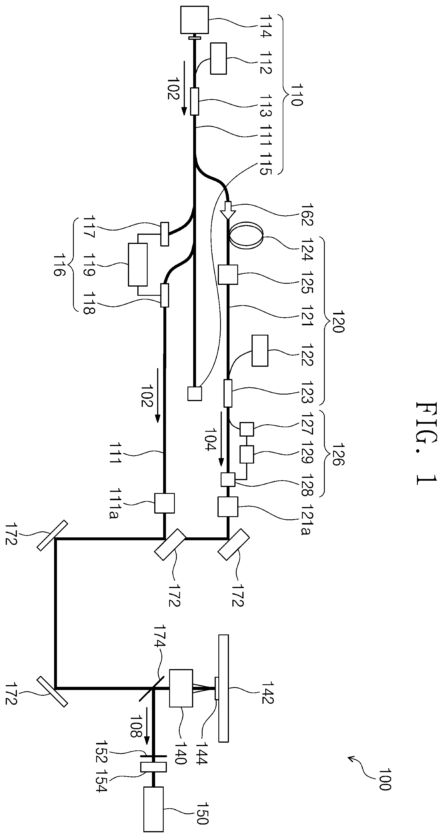 Patent US12345643 Figure 1 – Two-photon microscope