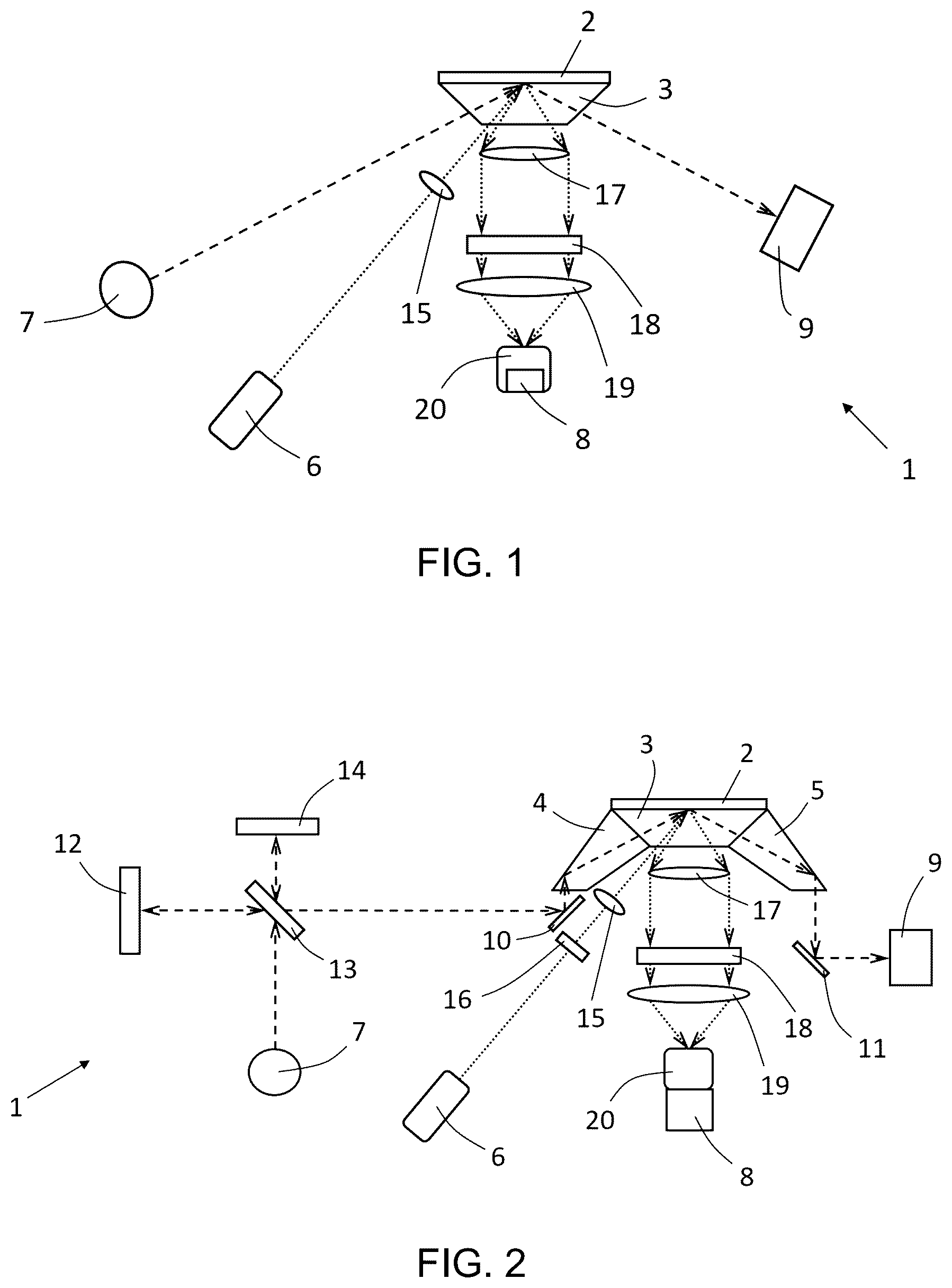 Patent US12345646 Figure 1 – Combined spectroscopy system including Raman and ATR-FTIR