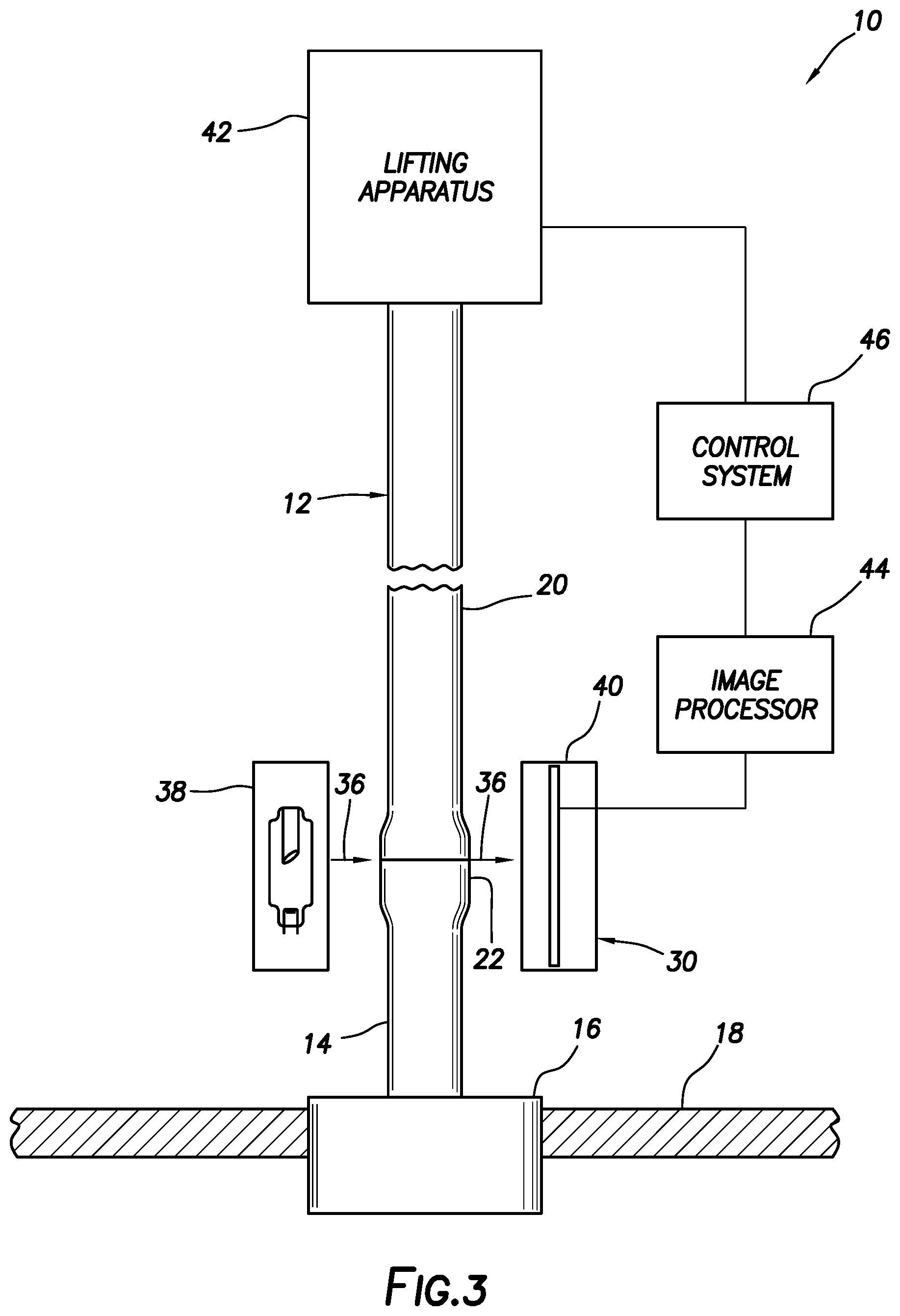 Patent US12345664 Figure 3 – X-ray identification of connections in a tubular string