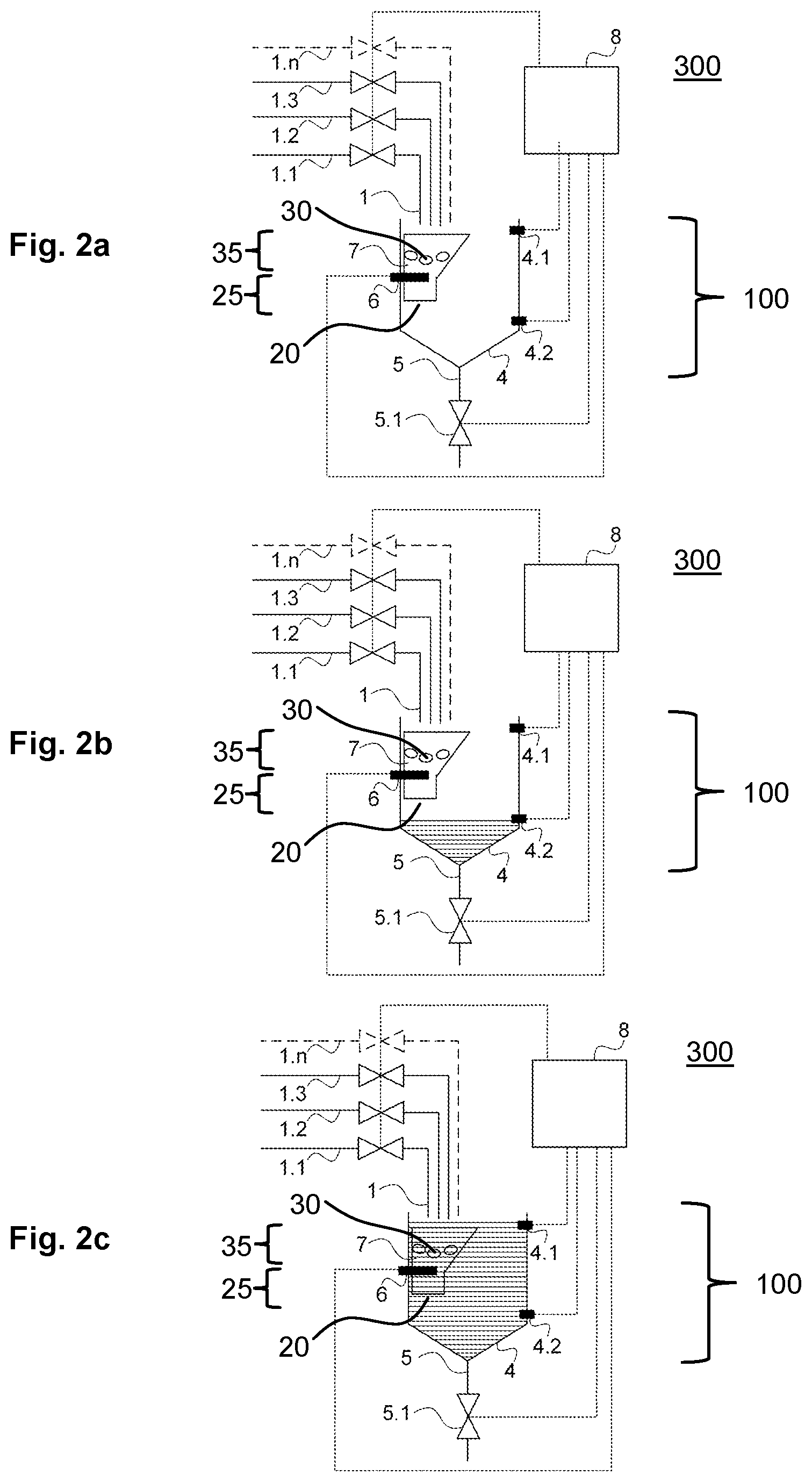 Patent US12345668 Figure 2 – Measuring apparatus for the online measurement of at least one property of process liquids at at least two different flow rates for the production of a medical liquid