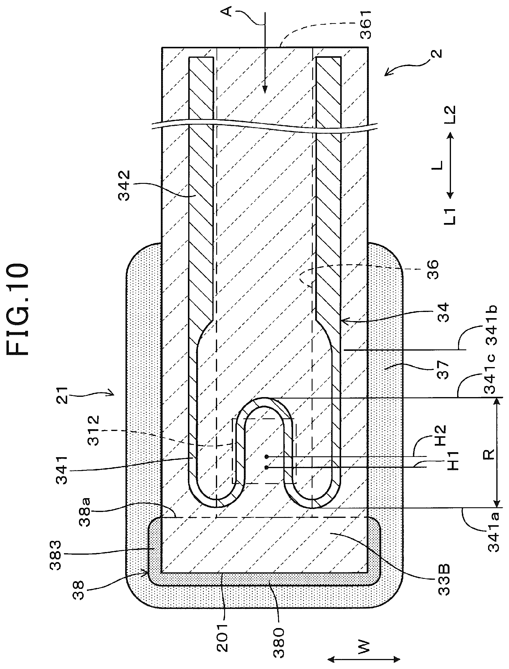Patent US12345674 Figure 10 – Gas sensor and method of manufacture thereof