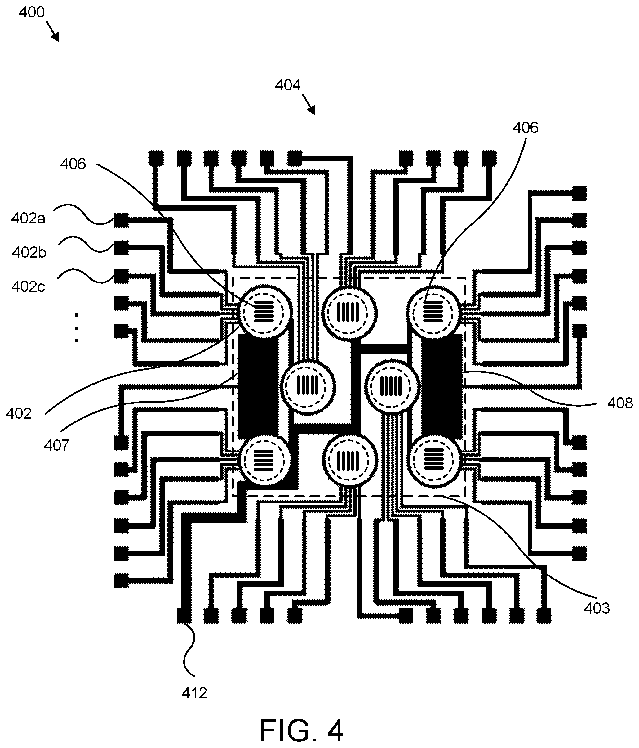 Patent US12345677 Figure 3 – Integrated circuit with 2D FETs for direct and indirect target signal measurement